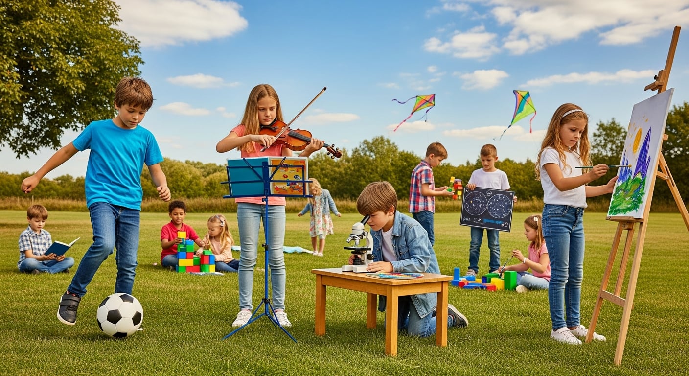Brindar a los niños entre una y dos horas diarias de juego al aire libre reduce el riesgo creciente de miopía en la infancia y adolescencia (Imagen Ilustrativa Infobae)