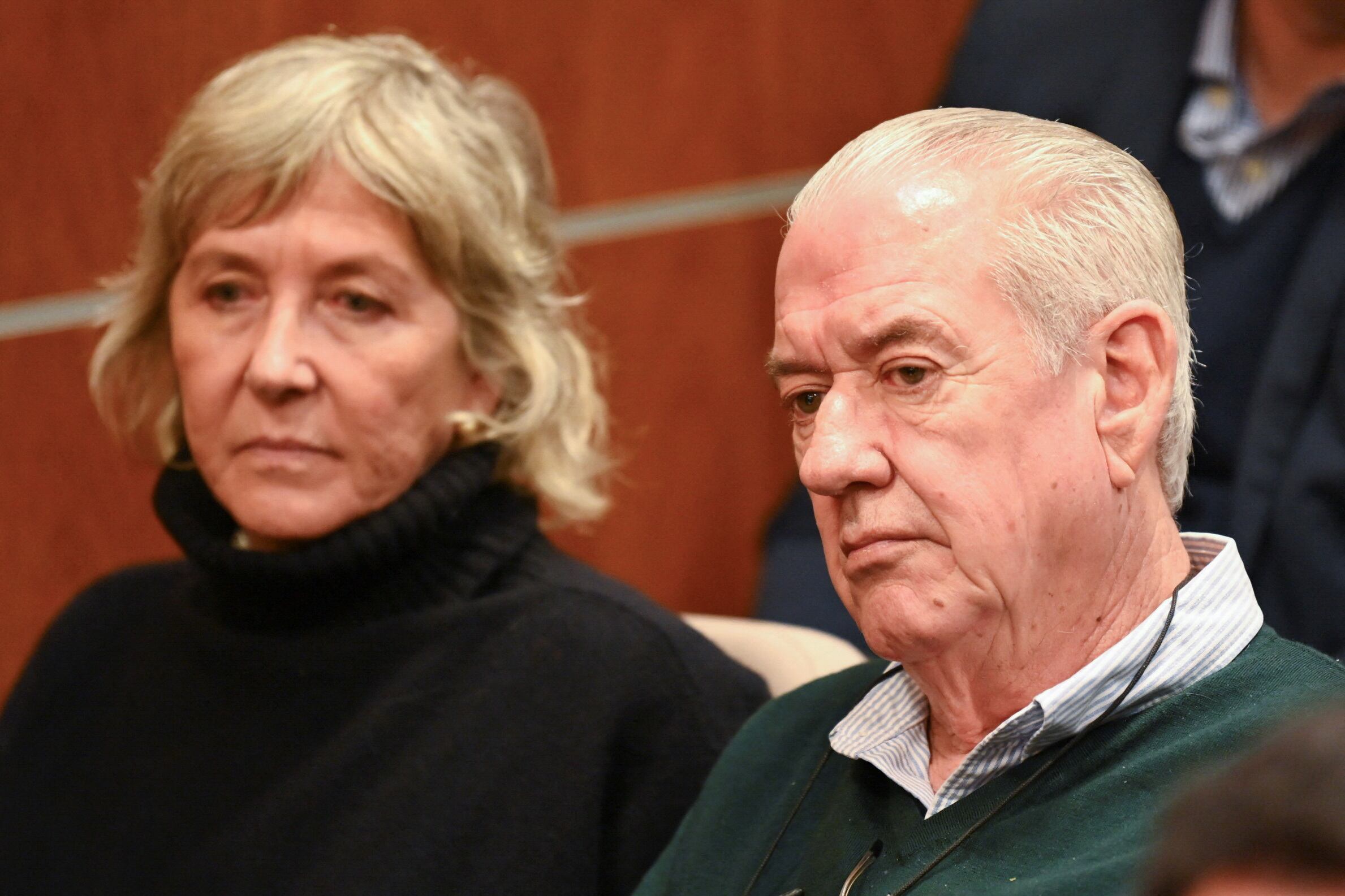 Pablo Carrasco y su esposa, Ana Iewdiukow (REUTERS/Martin Varela Umpierrez)