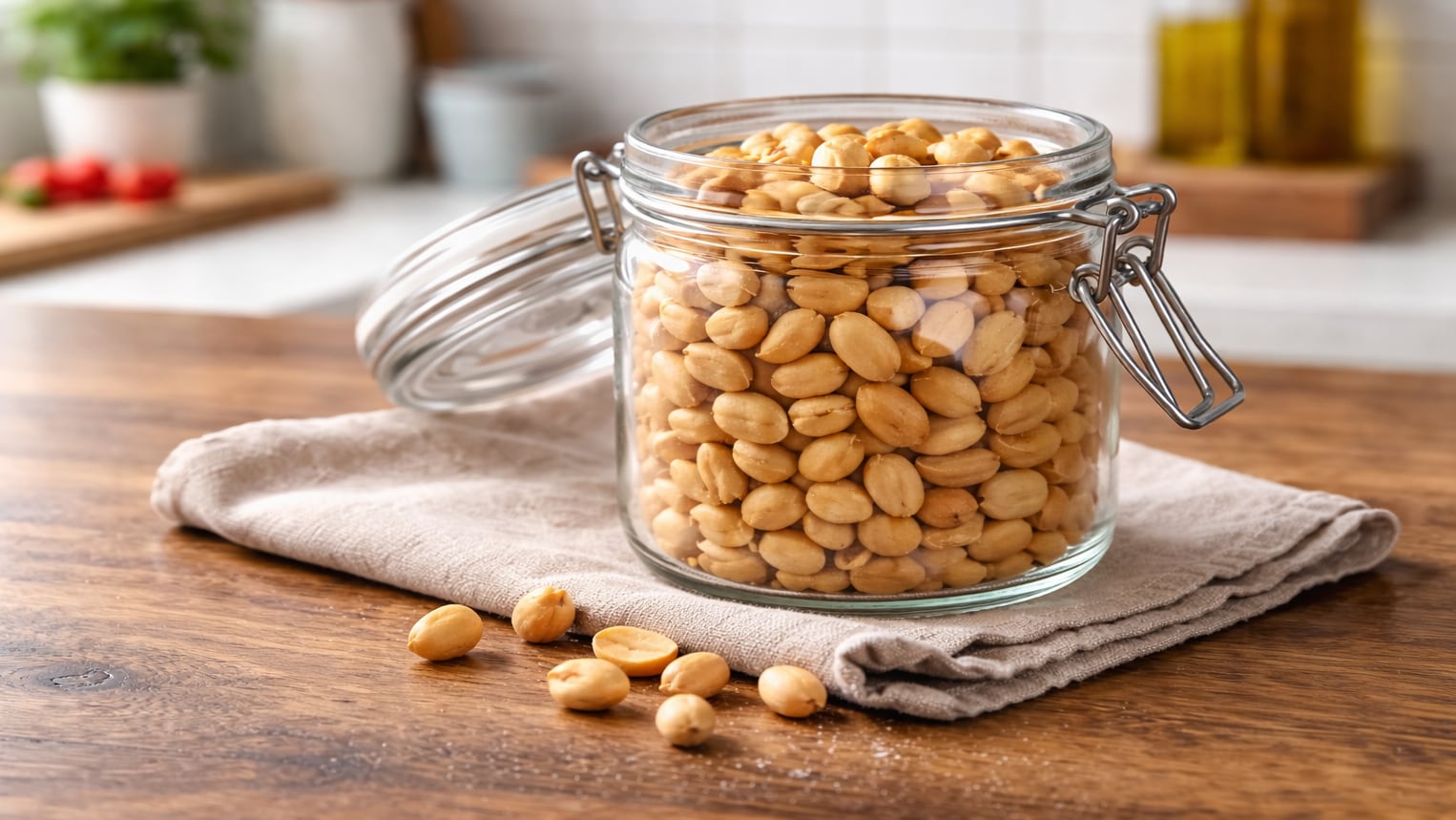 El consumo diario de 30 gramos de maní sin sal contribuye a reducir el colesterol LDL y mejorar la salud cardiovascular (Imagen Ilustrativa Infobae)