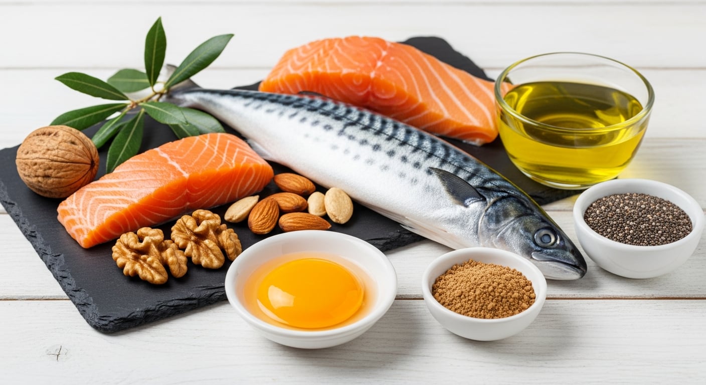 Los ácidos grasos Omega-3 de salmón, nueces y semillas de chía refuerzan las membranas neuronales y previenen trastornos del ánimo (Imagen Ilustrativa Infobae)