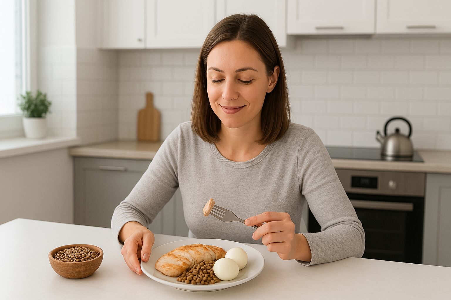 La proteína es un macronutriente esencial que interviene en la formación y reparación de tejidos, la producción de enzimas y hormonas, y el funcionamiento del sistema inmunológico (Imagen Ilustrativa Infobae)