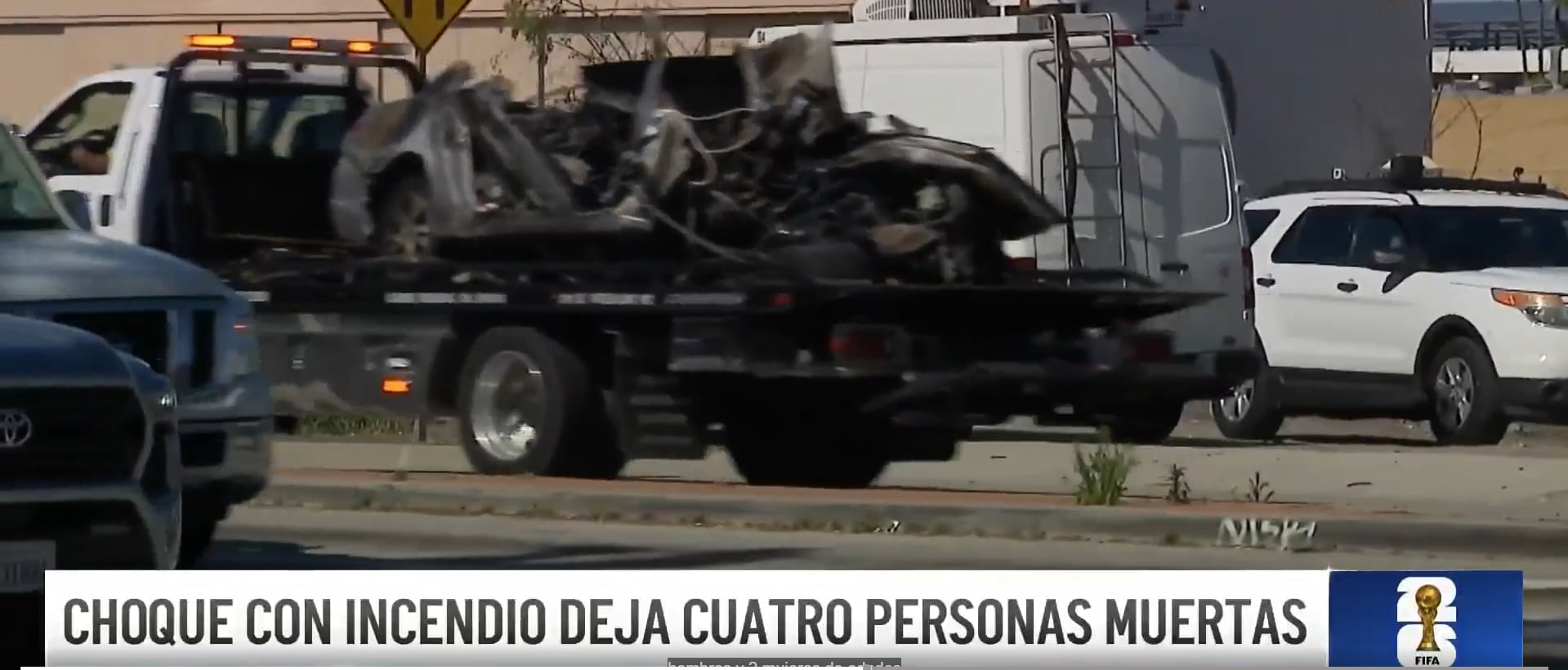 Cuatro personas mueren en un grave accidente cerca del aeropuerto de Long Beach