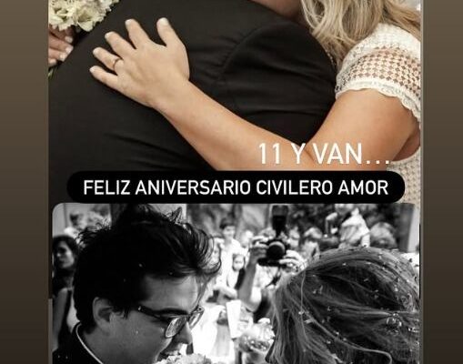 Darío Barassi celebró los 11 años de casados junto a Lucía Gómez Centurión: