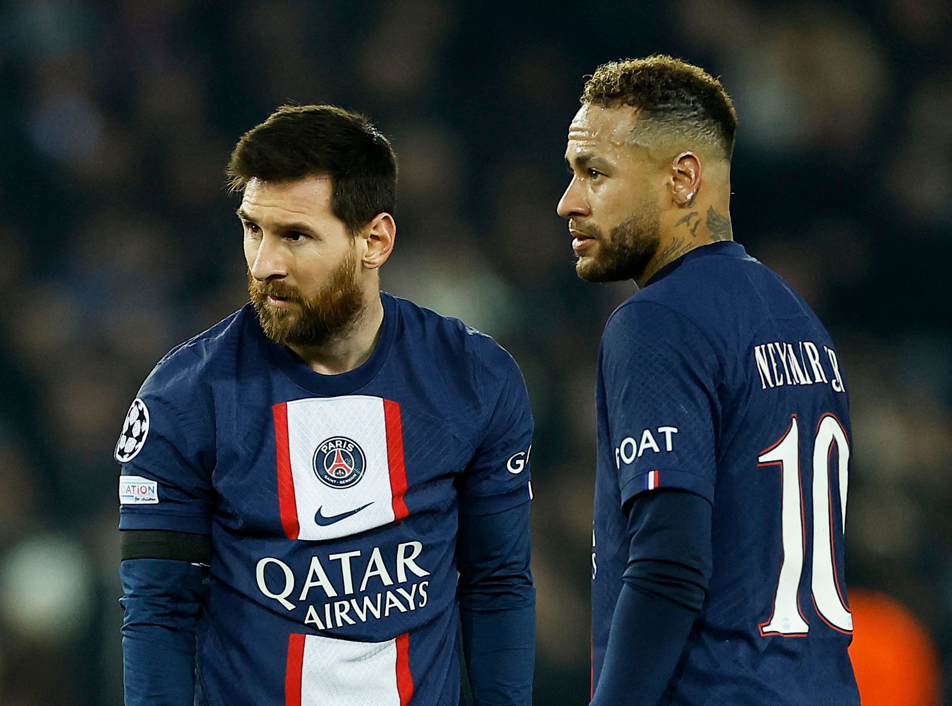 Las estrellas sudamericanas también coincidieron en PSG (REUTERS/Christian Hartmann)