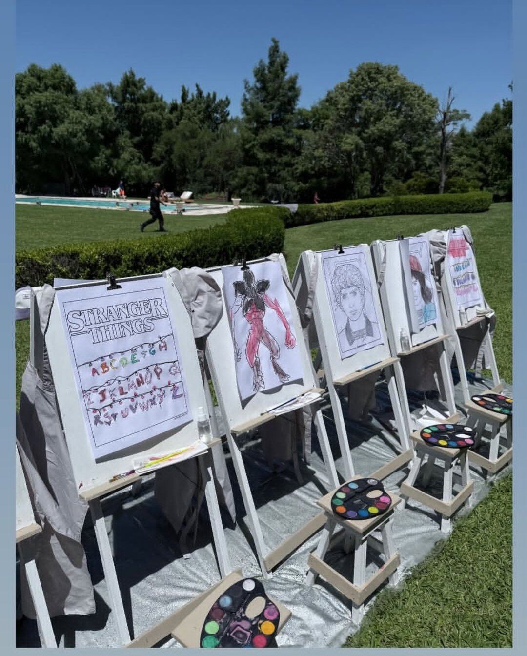 La menor de los hijos de la actriz eligió la temática Stranger Things 