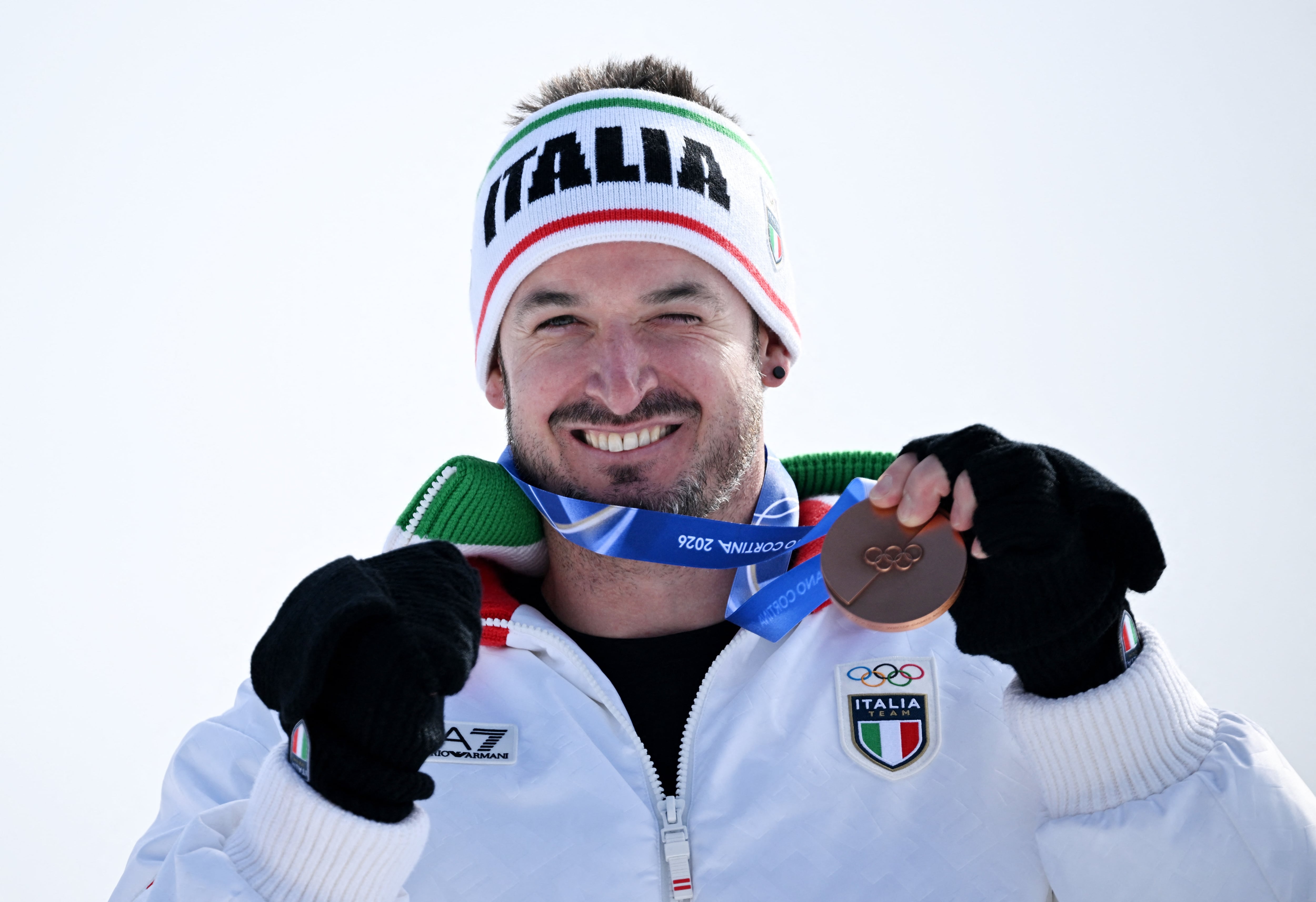 El esquiador Dominik Paris sorprende a Italia con su primer podio olímpico tras cinco participaciones y una exitosa carrera en Copa del Mundo
(REUTERS/Dylan Martinez)