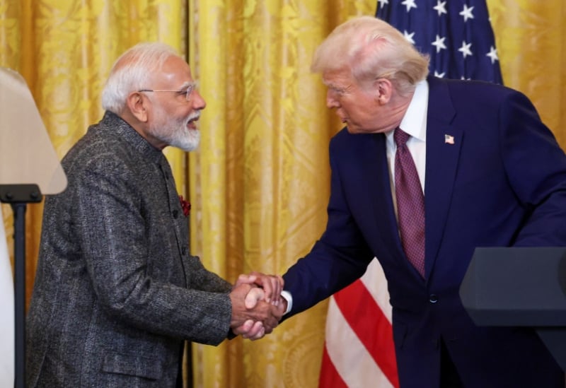 Donald Trump anunció un acuerdo comercial con India para reducir los aranceles