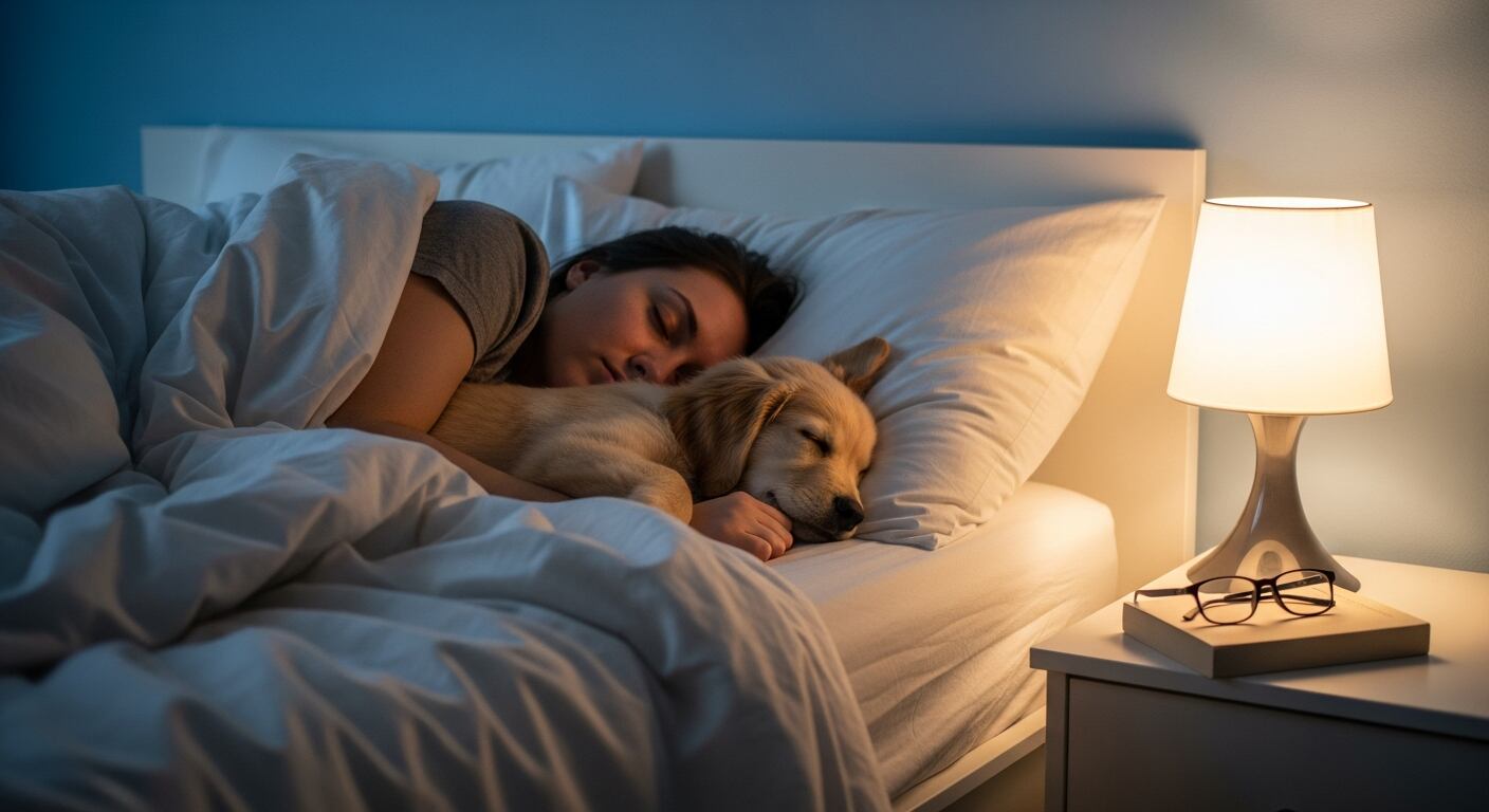 Dormir con mascotas favorece el vínculo emocional pero plantea riesgos para la salud, según expertos en bienestar animal (Imagen Ilustrativa Infobae)