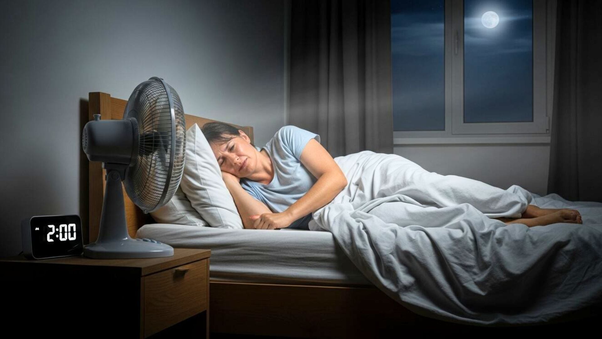 Dormir con temperaturas nocturnas superiores a 24 °C eleva el riesgo cardiovascular en adultos mayores, según un estudio australiano (Imagen Ilustrativa Infobae)