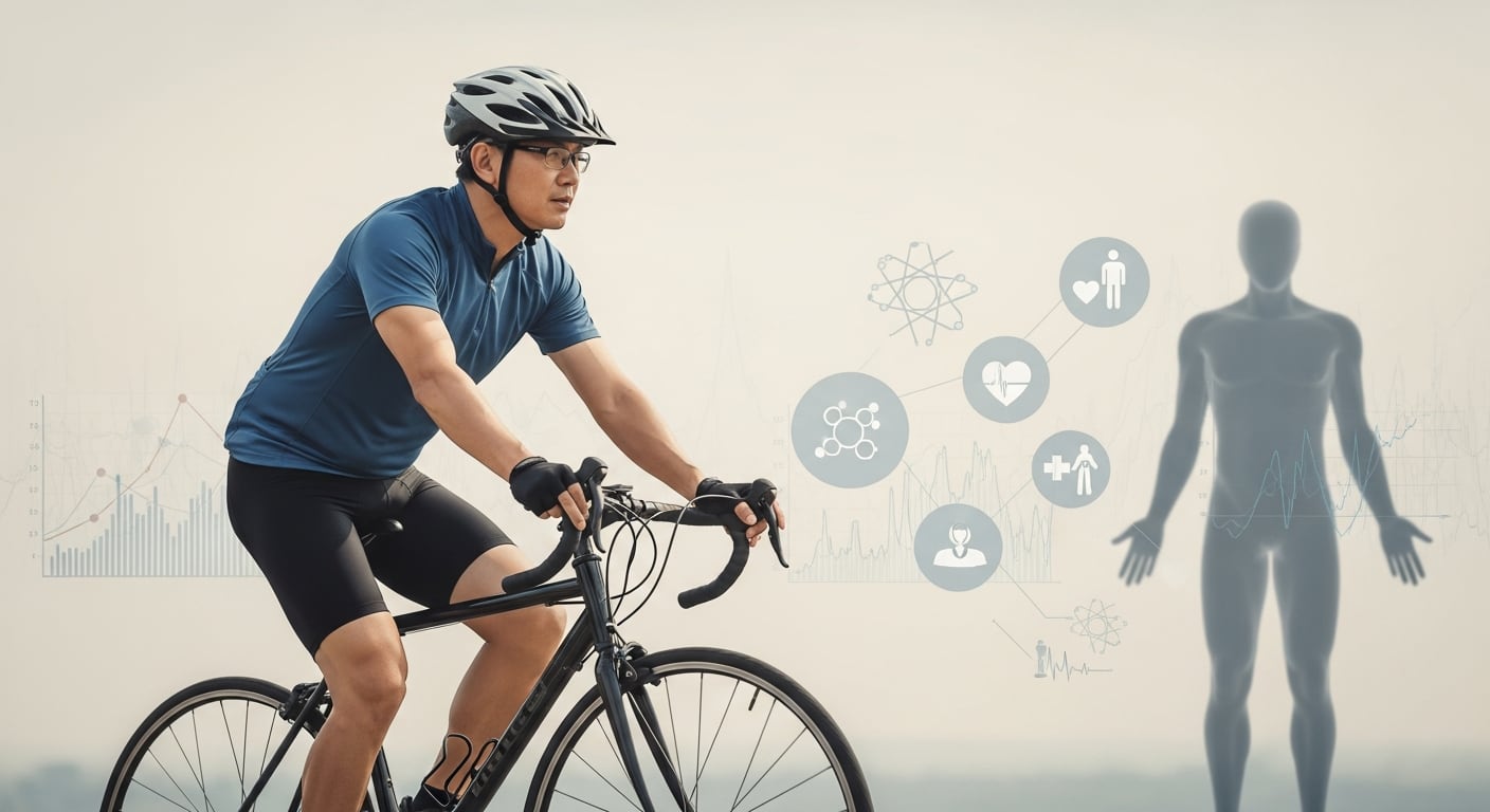 Las investigaciones en Reino Unido destacan el impacto positivo del ciclismo en la salud de los hombres de mediana edad (Imagen Ilustrativa Infobae)