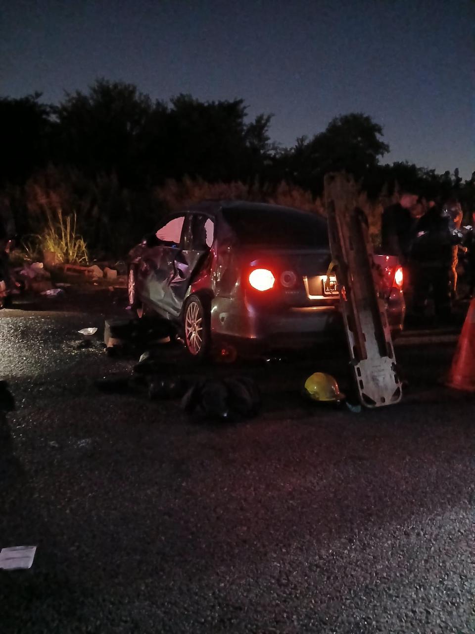 Así quedó el Vento que conducía el hombre imputado por el hecho