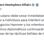 El dictador Miguel Díaz-Canel afirmó que Cuba tiene la “capacidad y disposición para dialogar con el gobierno de Estados Unidos”