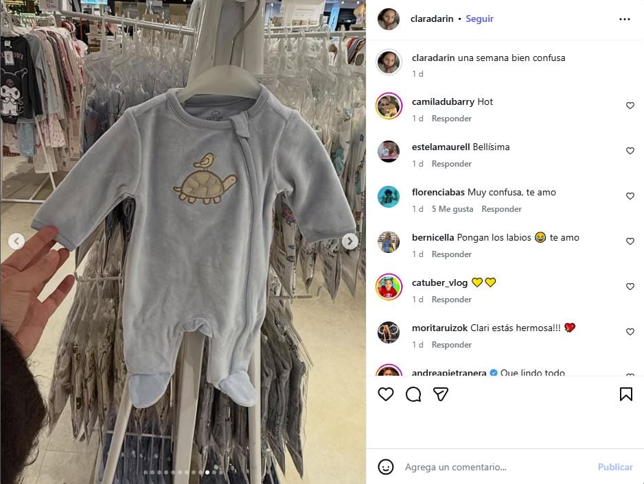 El divertido guiño del Chino Darín para Úrsula Corberó, cada vez más cerca del parto