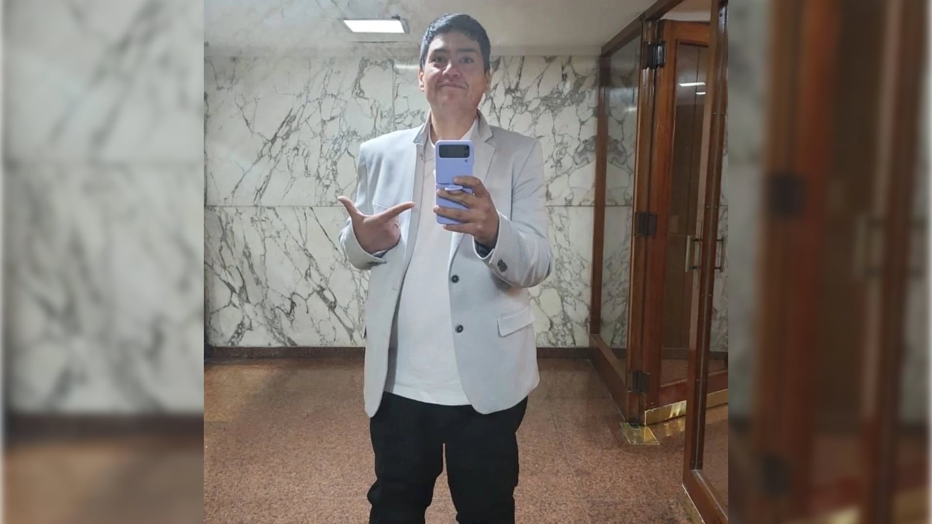 El dramático llanto de Luisito Zerda, de Cuestión de peso: su esposa Noelia lucha por su vida