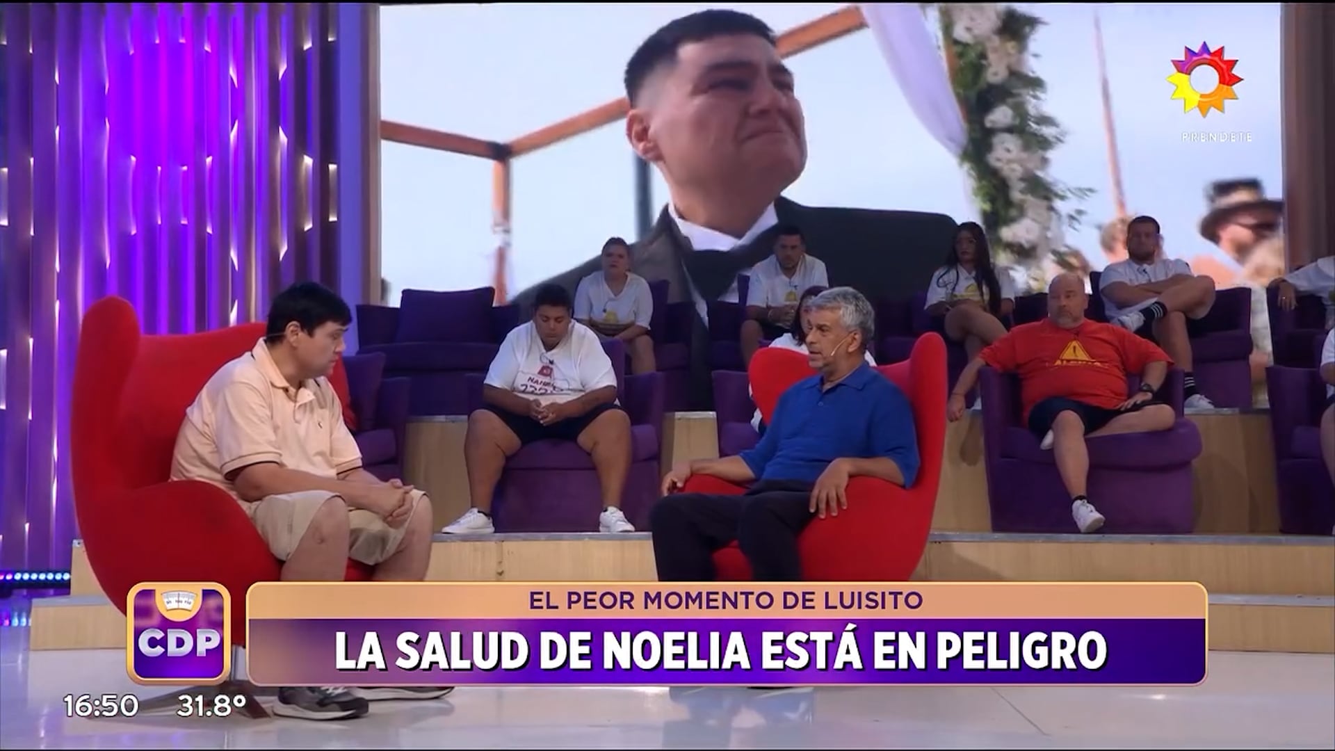 El desgarrador llanto de Luisito ex Cuestion de Peso por su esposa internada