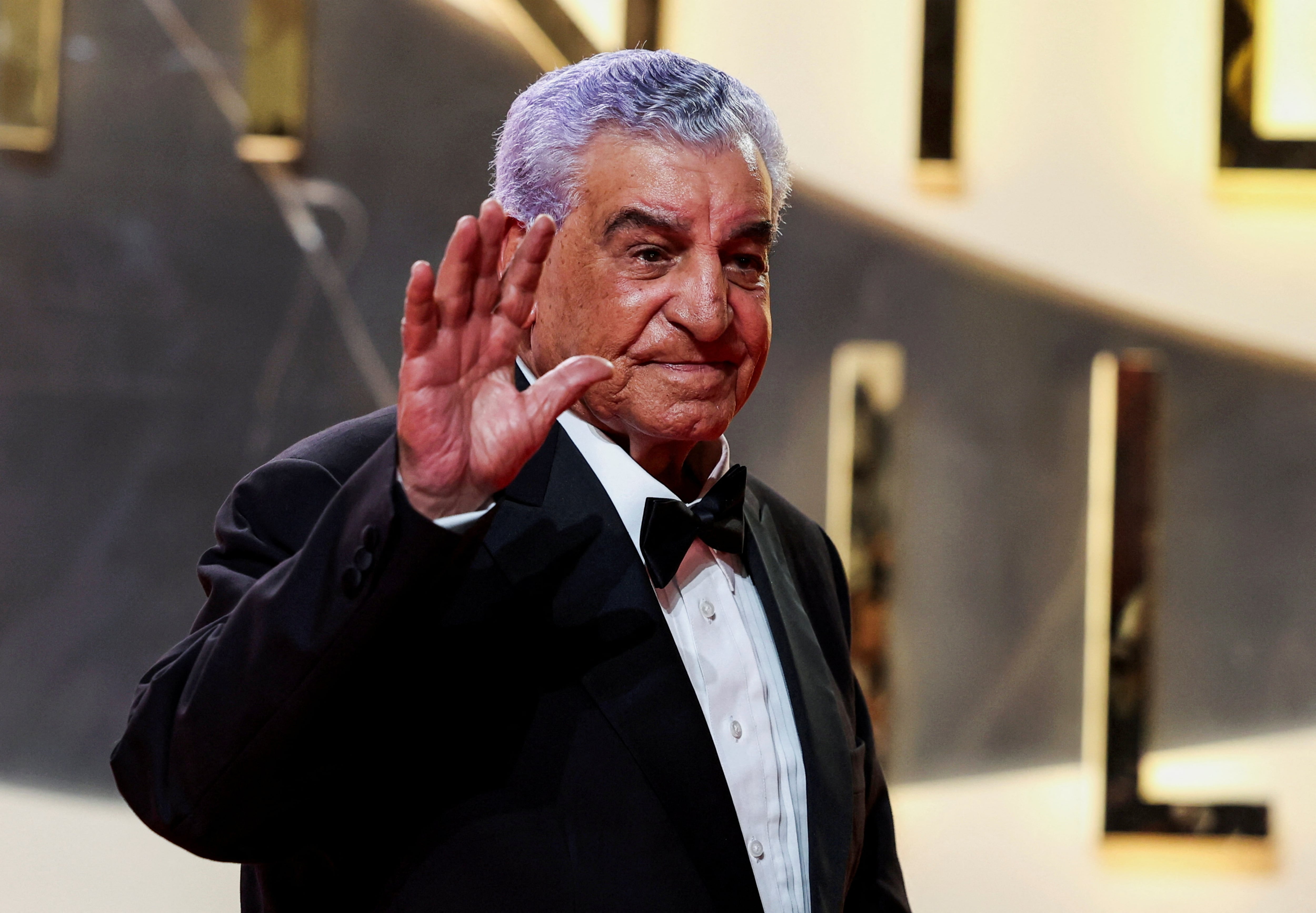 Hawass en la ceremonia de apuertura del Cairo International Film Festival (REUTERS/Mohamed Abd El Ghany)