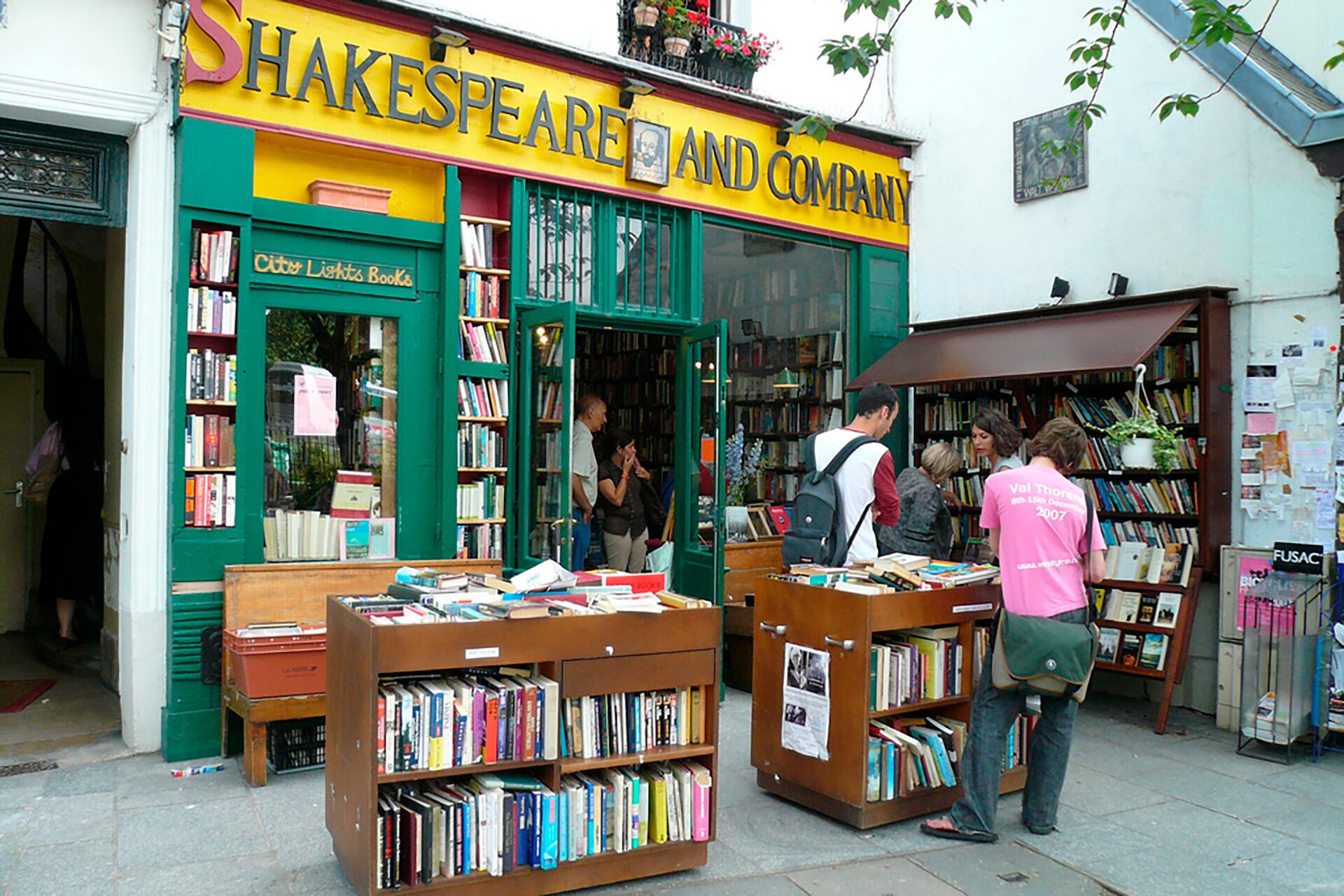 La libreria Shakespeare and Company.
