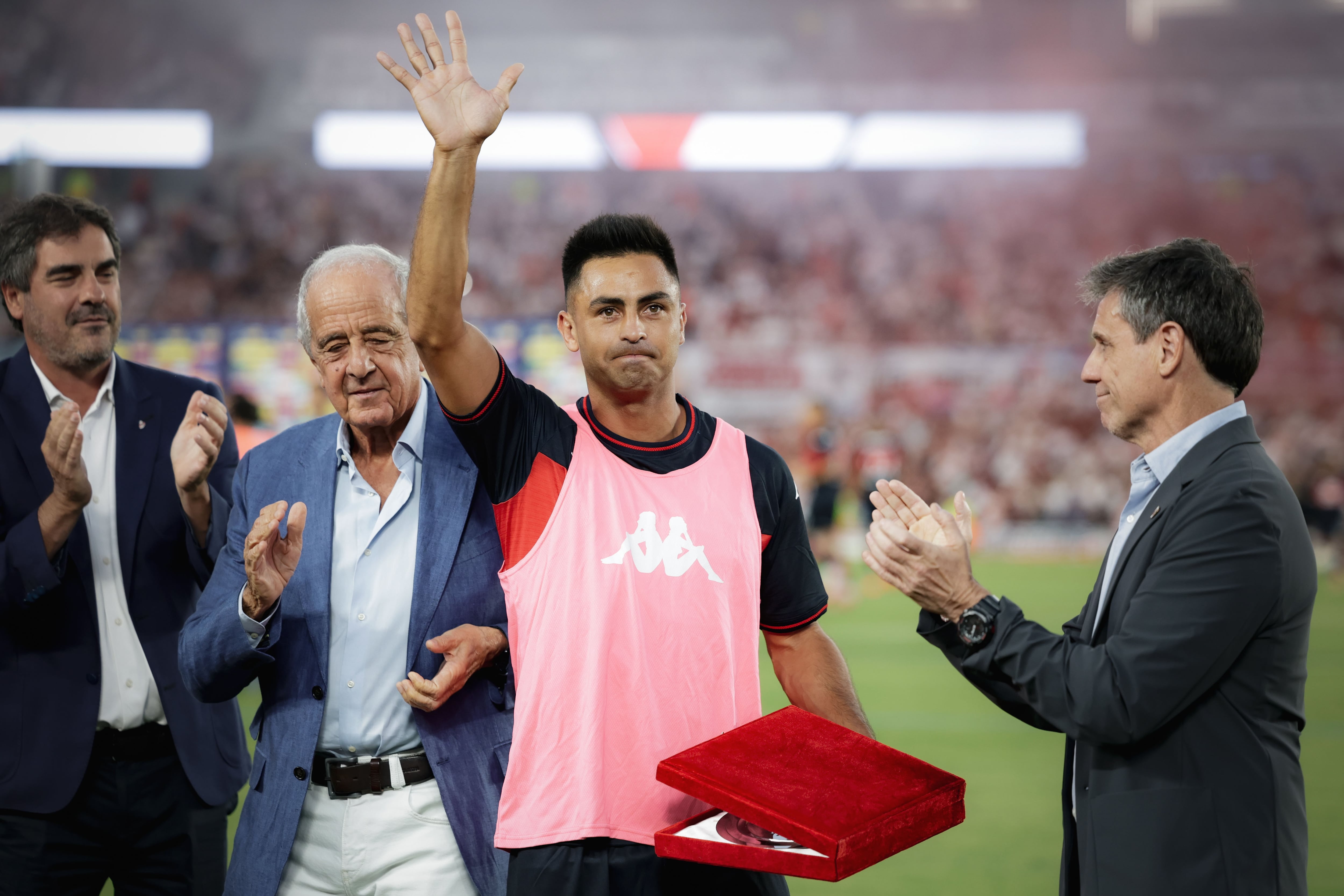 El homenaje de River al Pity Martínez (Fotobaires)
