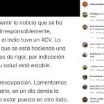 El “Indio” Solari fue internado para someterse a estudios médicos
