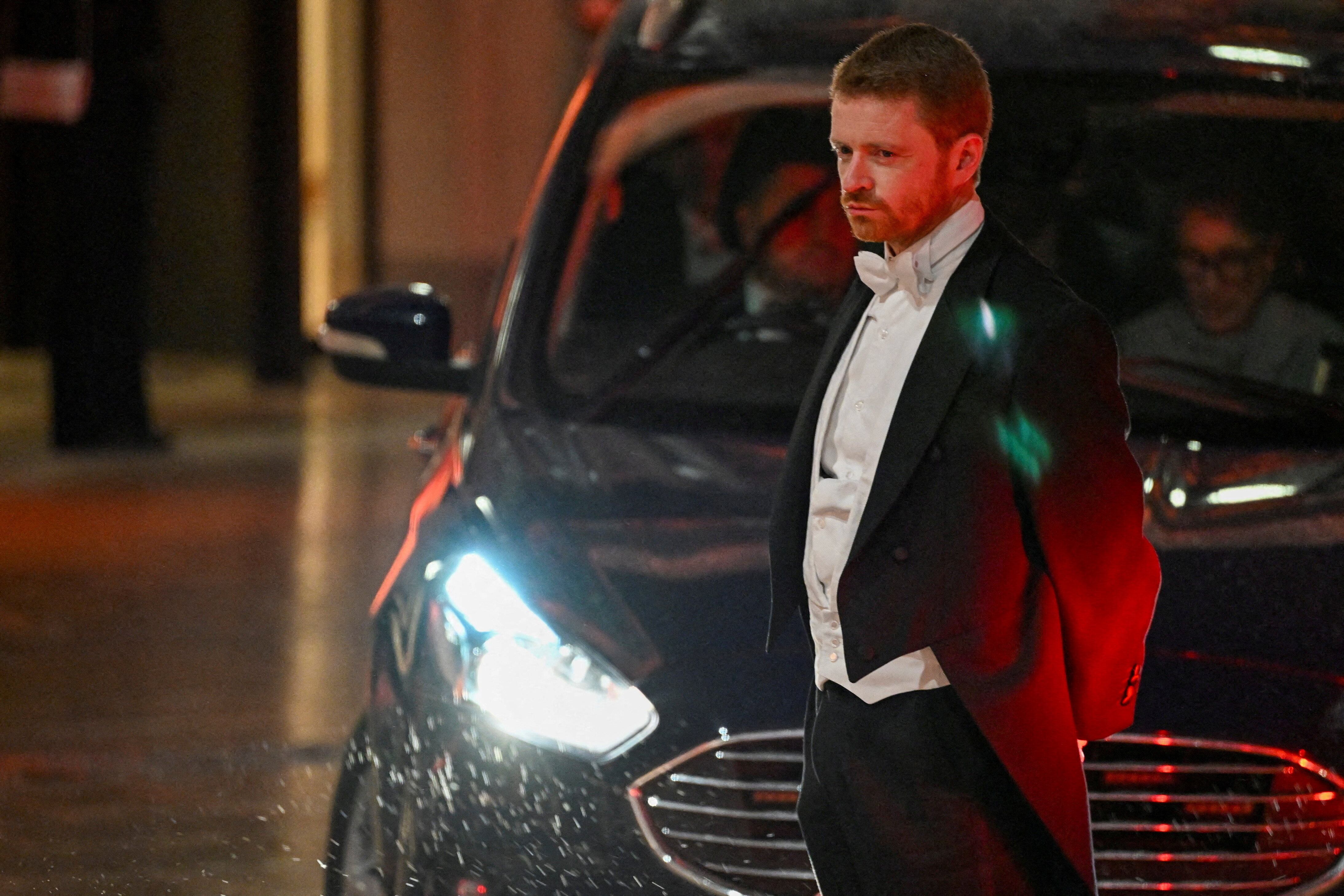 El jefe de gabinete de Downing Street, Morgan McSweeney, llega al banquete anual de la alcaldesa en el Guildhall de Londres, Gran Bretaña, 1 de diciembre de 2025. REUTERS/Chris J. Ratcliffe/File Photo