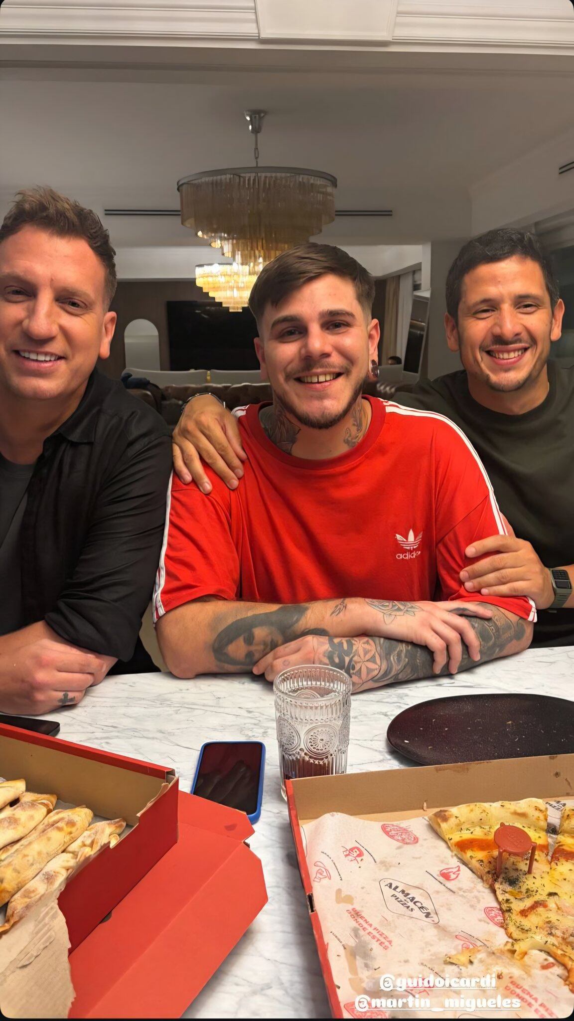 El llamativo encuentro del hermano Mauro Icardi con Wanda Nara, Maxi López y Martín Migueles: “Conociendo a mi familia”