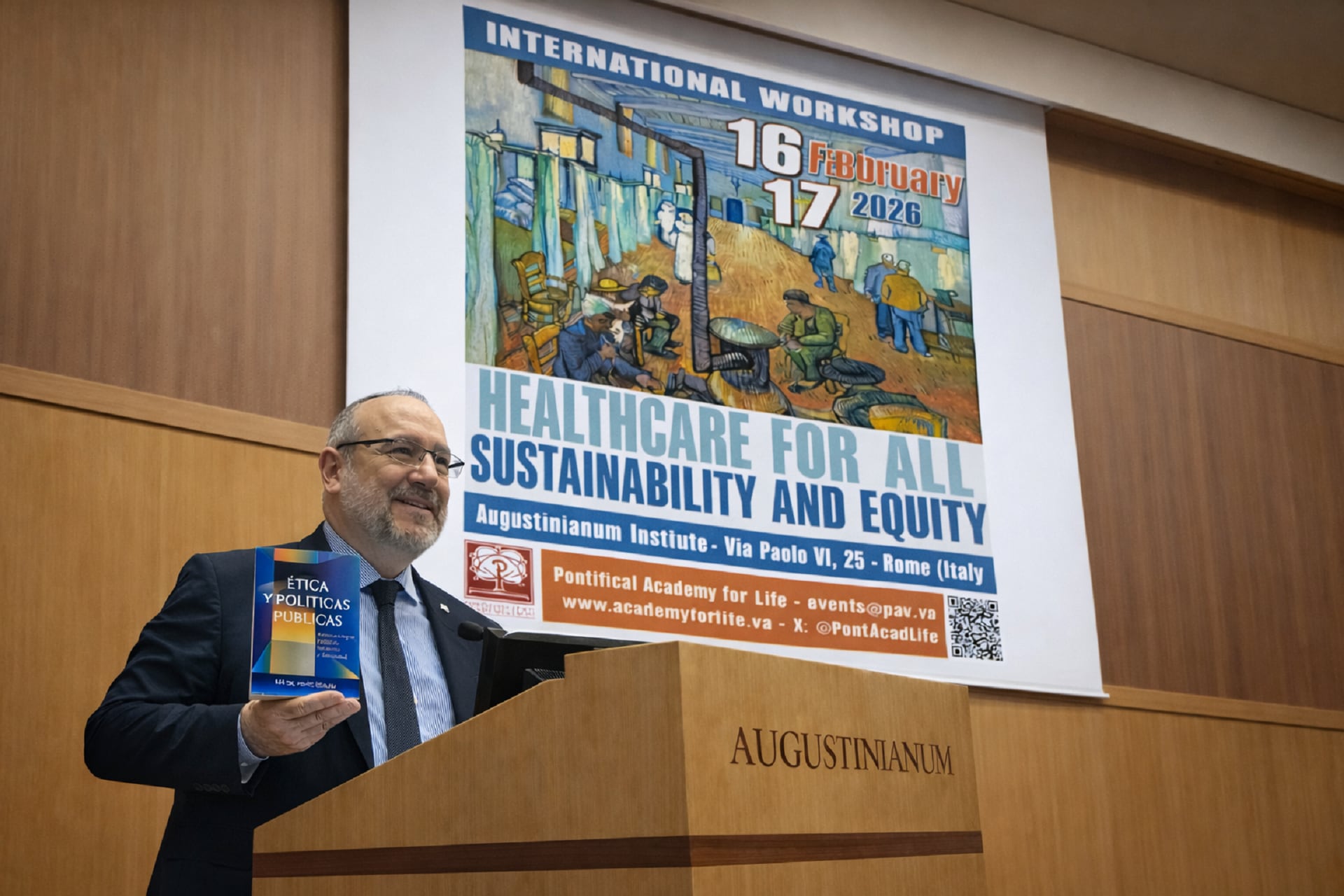 Rab. Dr. Fishel Szlajen presenta Ética y Políticas Públicas