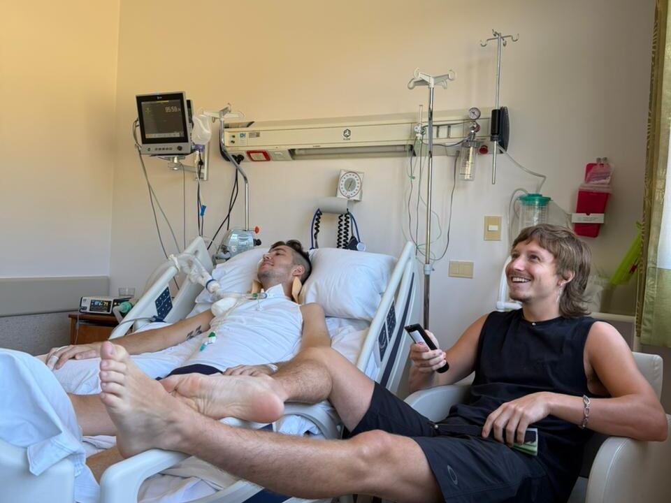 Juan Cruz Yacopini se encuentra en plena recuperación (@juanxyacopini)