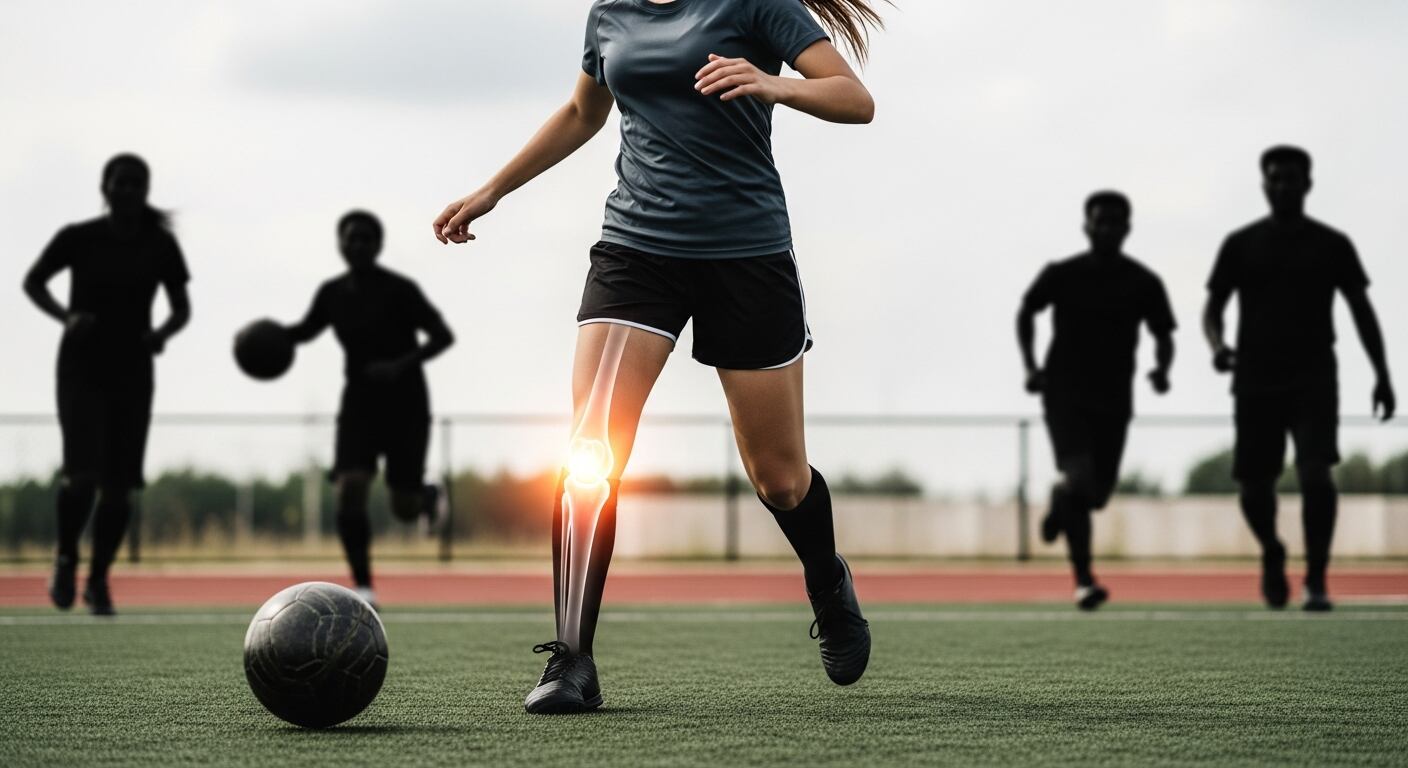 Factores físicos, hormonales y biomecánicos, junto con patrones de movimiento y anatomía femenina, contribuyen a mayor vulnerabilidad al LCA en mujeres deportistas (Imagen Ilustrativa Infobae)