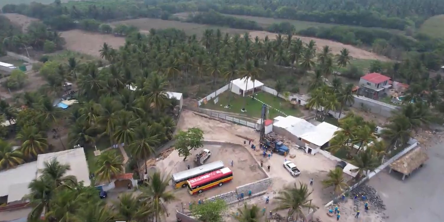 En el 2023, la Anda en coordinación con Centros Penales trabajaron en la instalación de la planta desalinizadora en playa Las Hojas, departamento de La Paz. /(Anda)