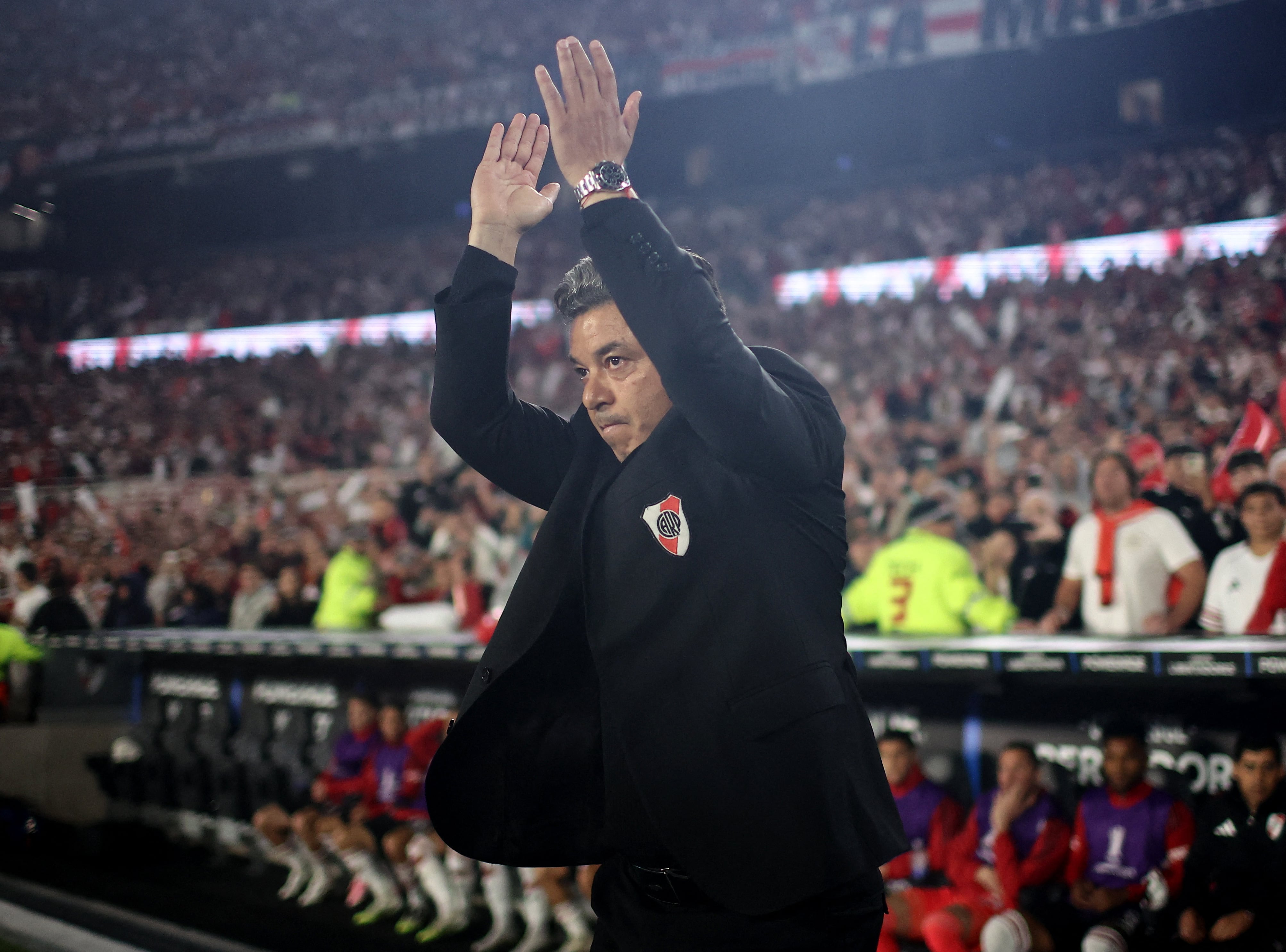 Pese a que su segundo ciclo no fue el esperado, Marcelo Gallardo dejó un legado imborrable dentro de River Plate (REUTERS/Agustin Marcarian)