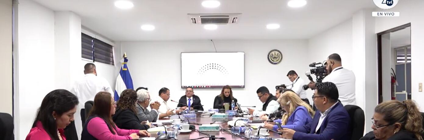La Comisión de Salvadoreños en el Exterior, Legislación y Gobierno emitió el dictamen favorable que será discutido mañana en sesión plenaria./ (Asamblea Legislativa)