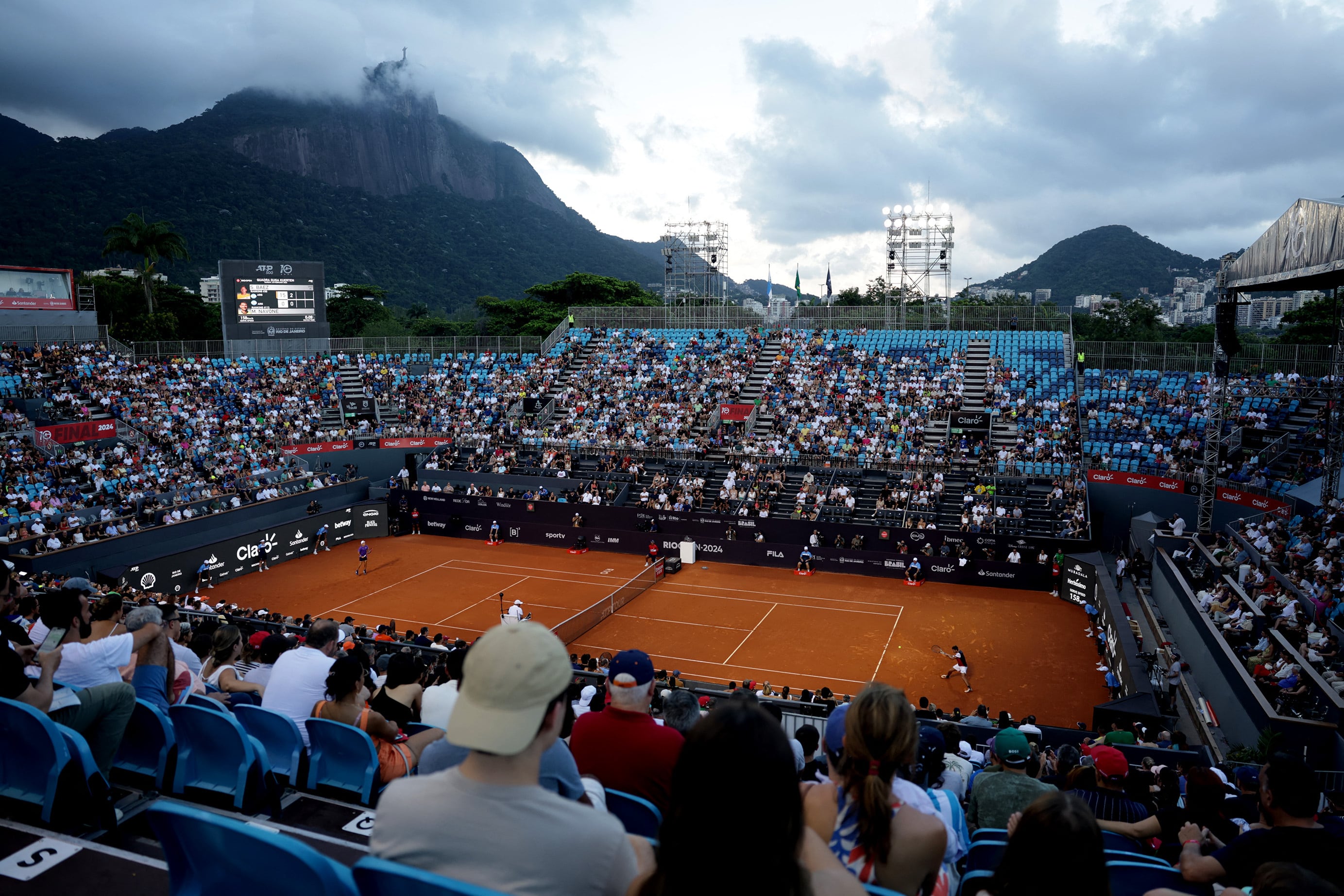 Una panorámica del Rio Open del año pasado (Foto REUTERS/Ricardo Moraes)