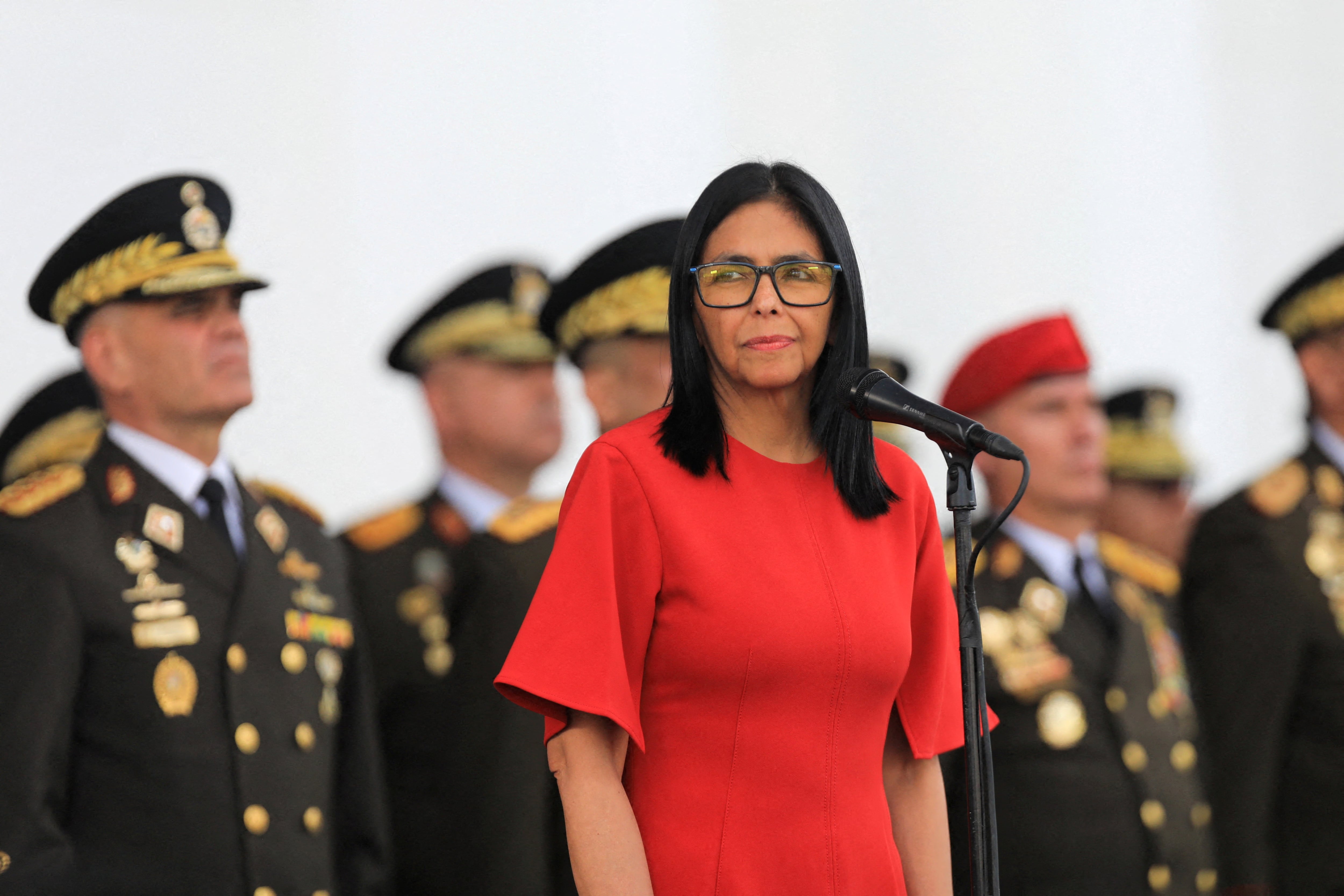 Delcy Rodríguez quedó a cargo del régimen venezolano tras la captura de Maduro (Wendys Olivo/Palacio de Miraflores/Handout via REUTERS)