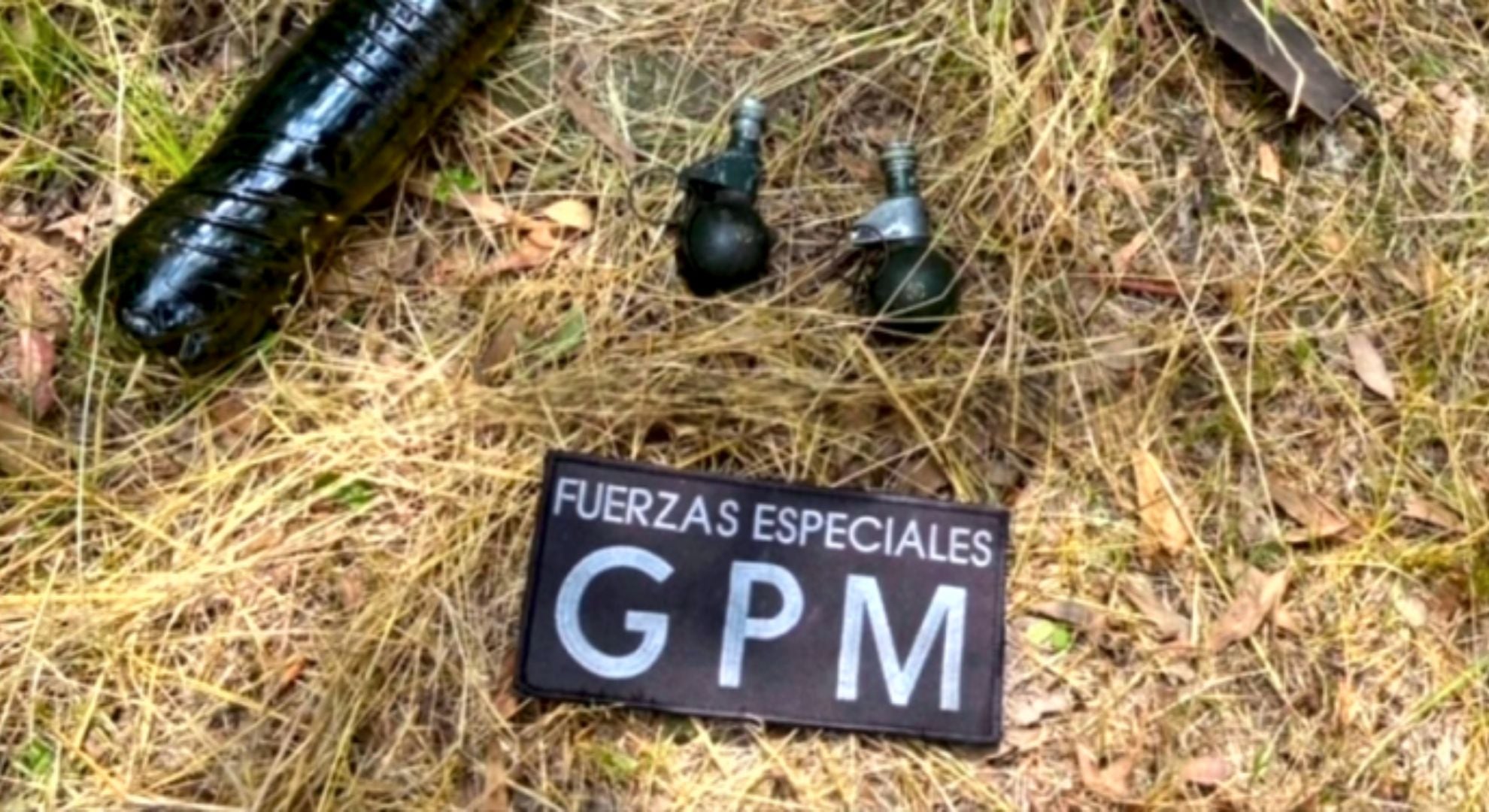 Según confirmaron los agentes, las granadas estaban activadas (Gentileza: Al Sur)