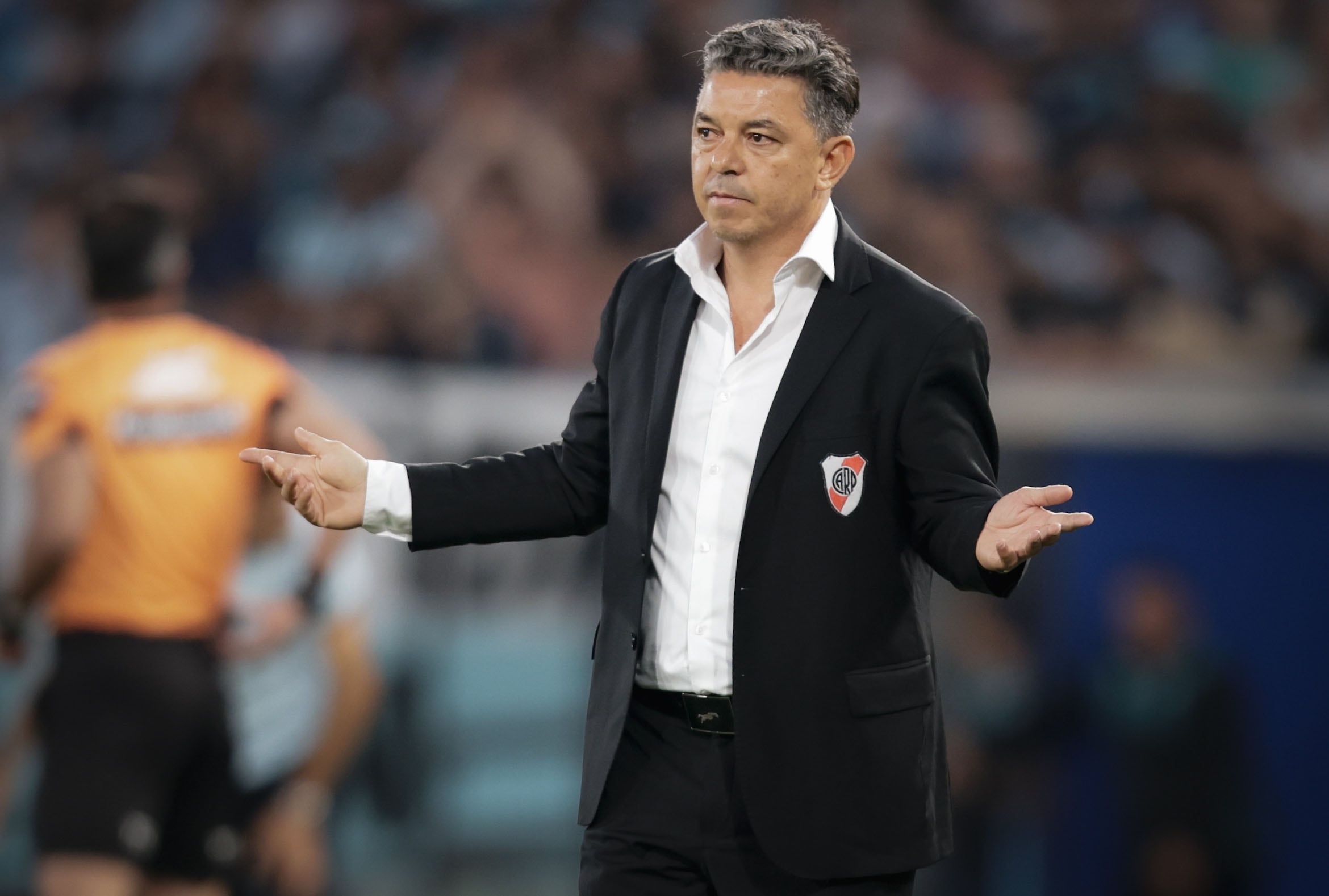 Marcelo Gallardo convive con un escenario de preocupación e impaciencia en River Plate ante los malos resultados (Fotobaires)