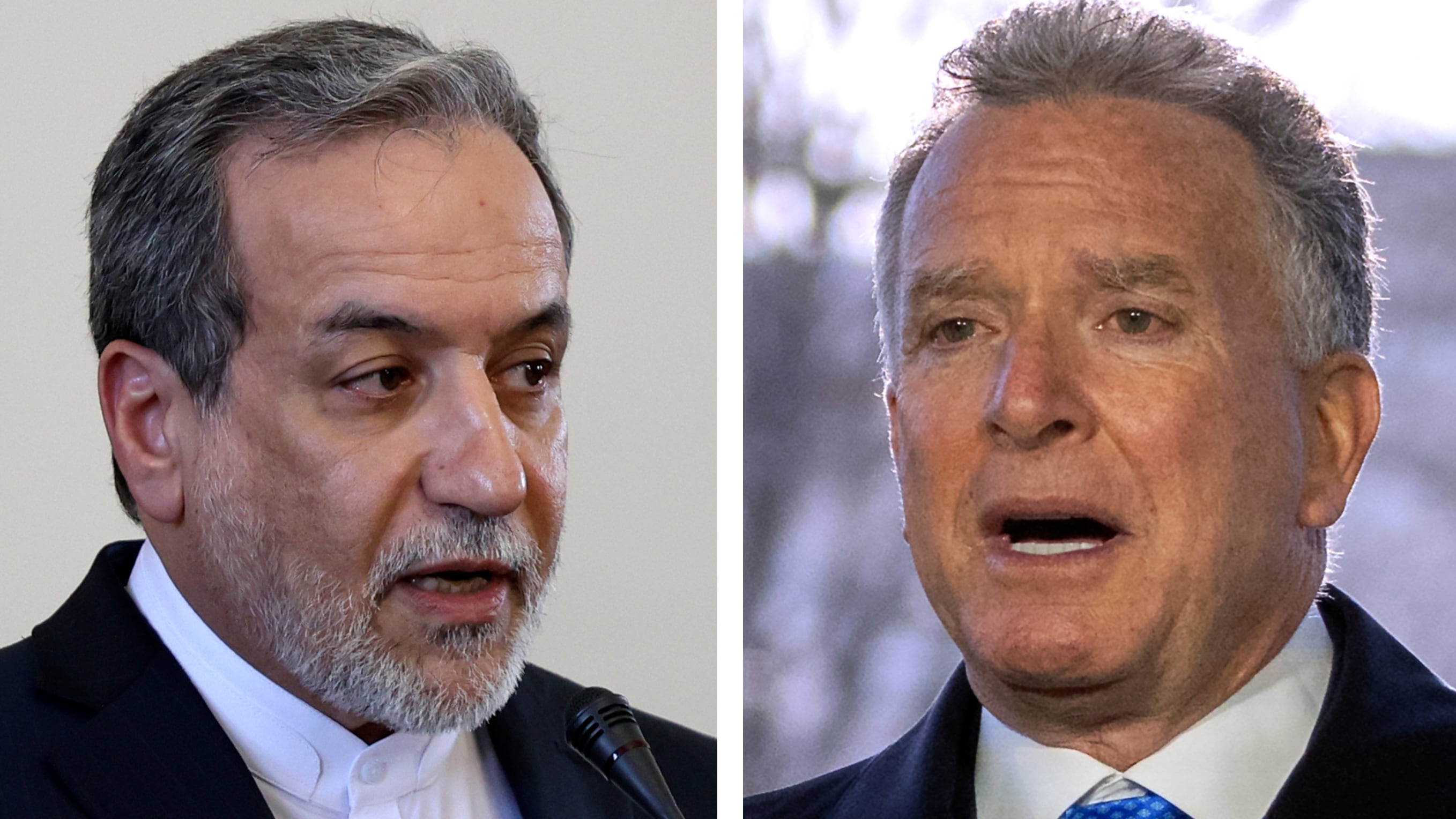 Abbas Araghchi y Steve Witkoff se reunirán este viernes en Omán (AP Fotos Stringer, Mark Schiefelbein)
