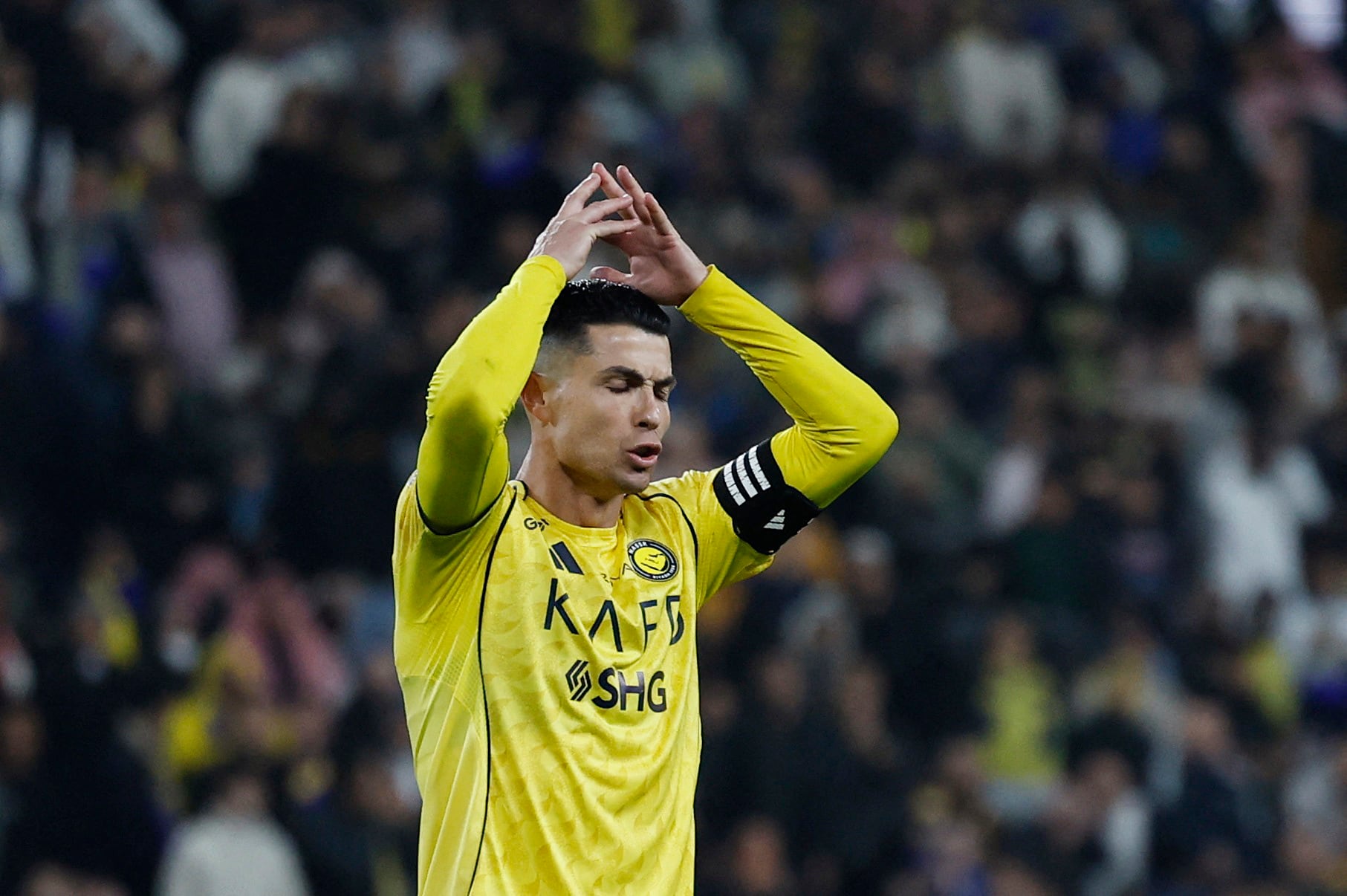 Cristiano Ronaldo durante un partido de Al Nassr en la Saudi Pro League (REUTERS/Hamad I Mohammed)