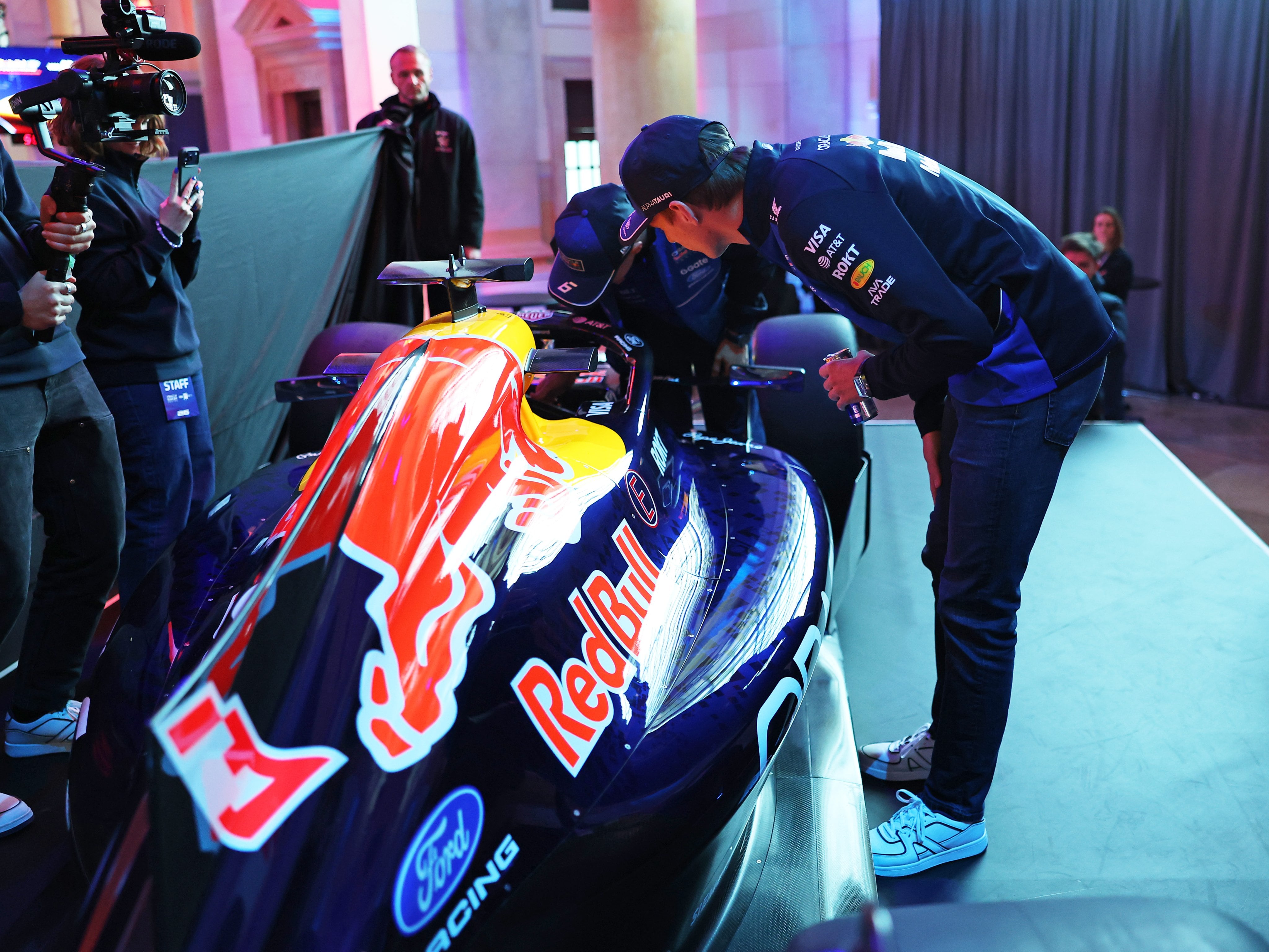 Verstappen en la presentación el nuevo Red Bull- Ford para la F1 2026 (Red Bull)
