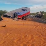 Fatal accidente en Río Negro: un auto que llevaba a una familia volcó y dos personas murieron