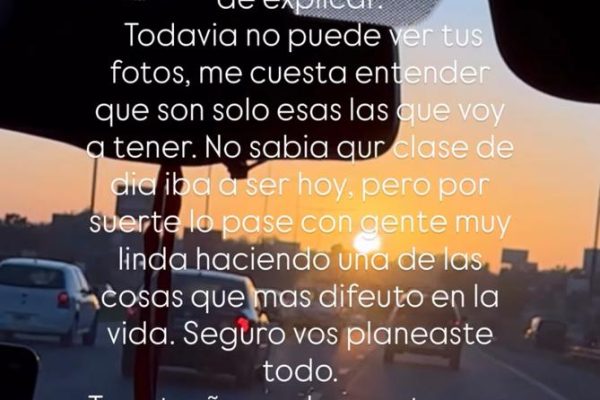Flor Torrente recordó a su papá Rubén con un emotivo mensaje a casi un año de su muerte: “Todavía no puedo ver tus fotos”