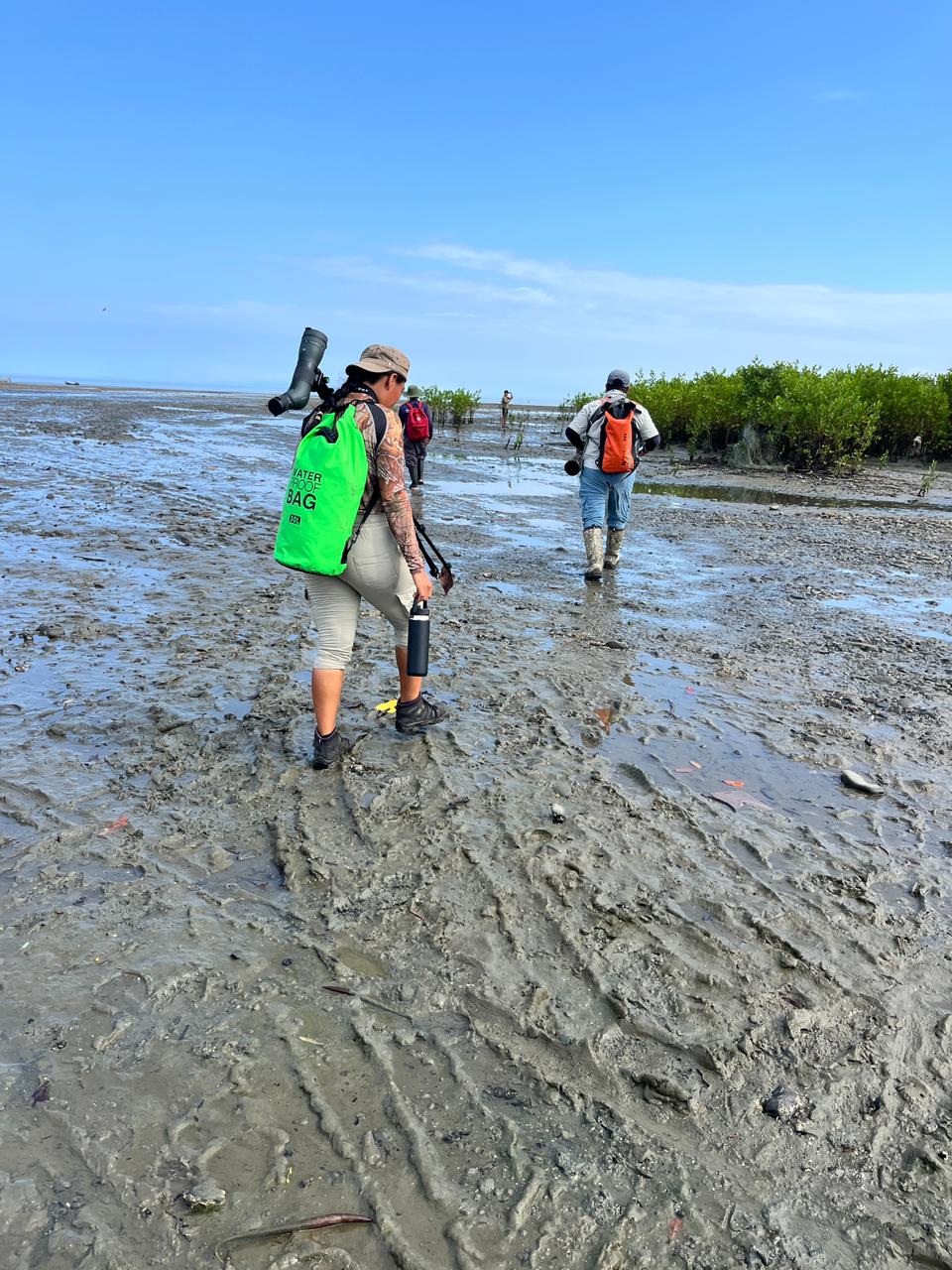 Guardaparques recorrieron 32 kilómetros por vía acuática y 8 kilómetros terrestres para evaluar zonas propuestas de ampliación del humedal. Cortesía
