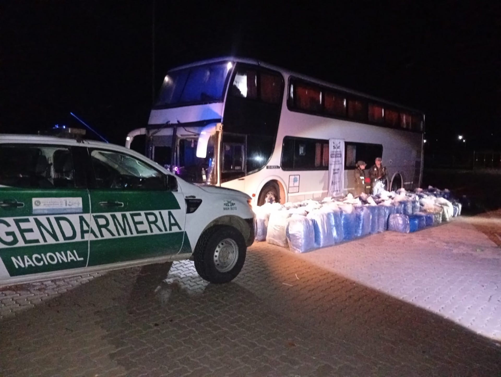 El hallazgo se produjo en medio de un operativo de Gendarmería