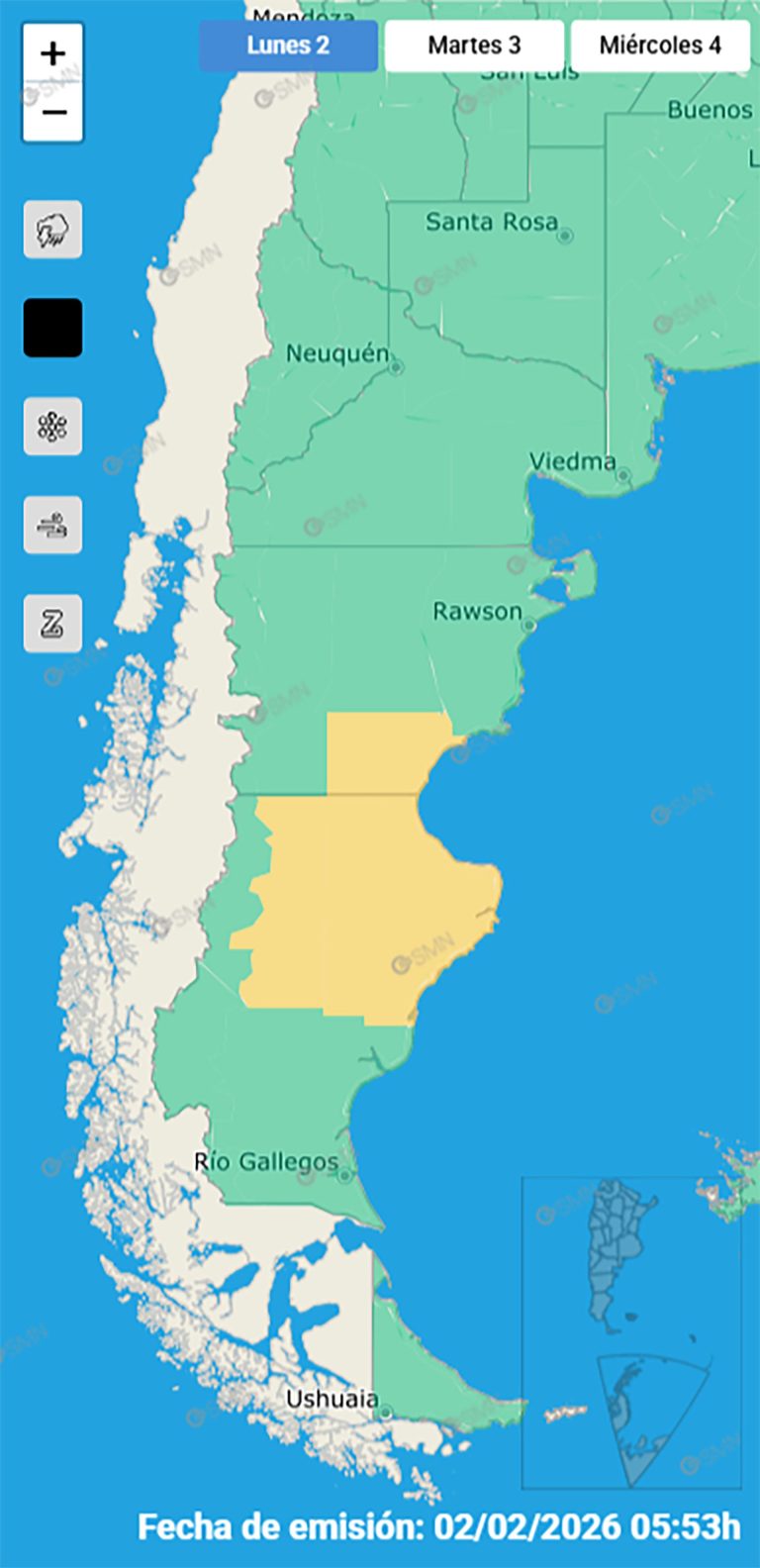 Incendios en Chubut: brigadistas retoman el combate y esperan con optimismo dos jornadas de lluvia leve