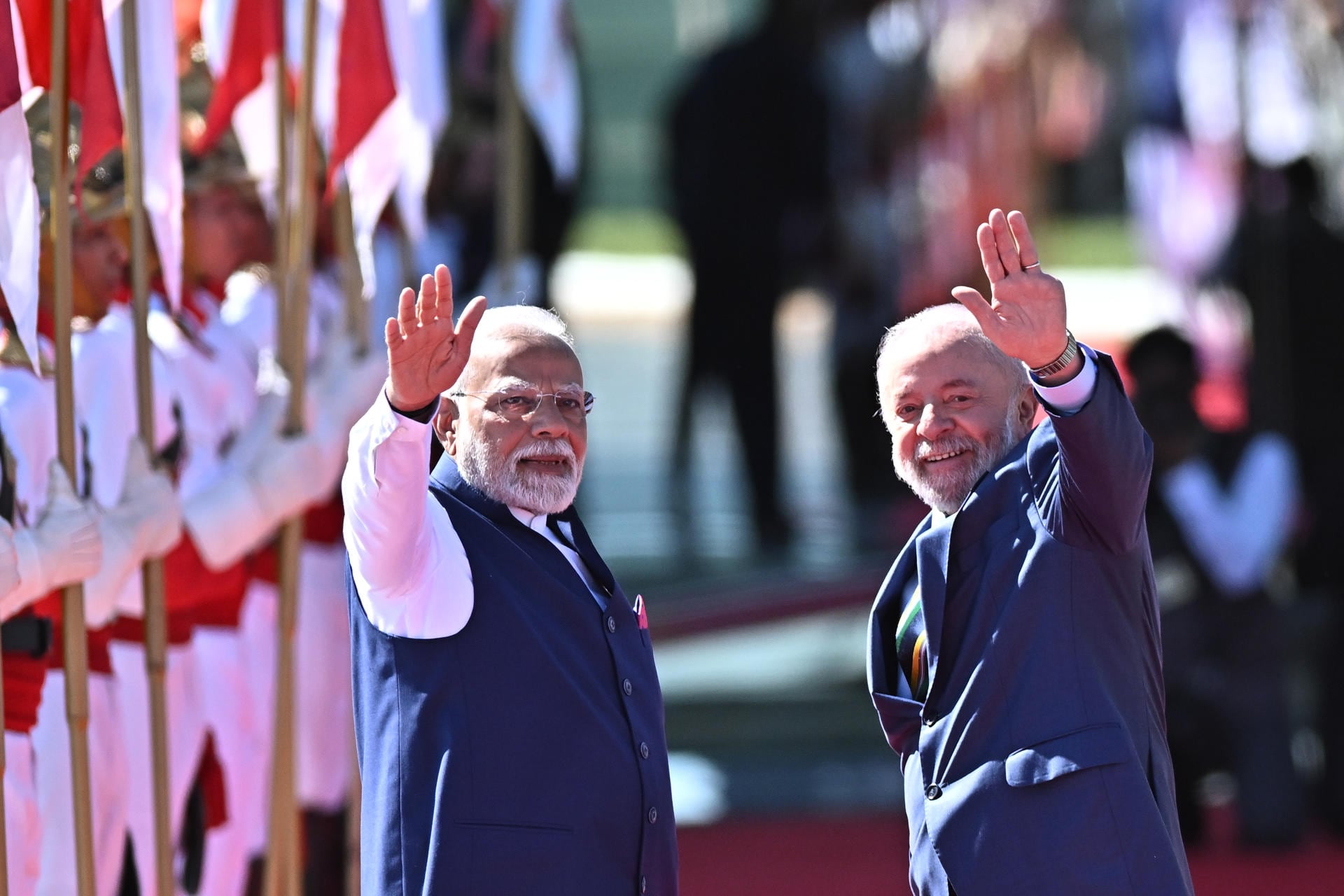 Lula da Silva se reunió con Narendra Modi y firmaron un memorándum sobre minerales críticos (EFE)