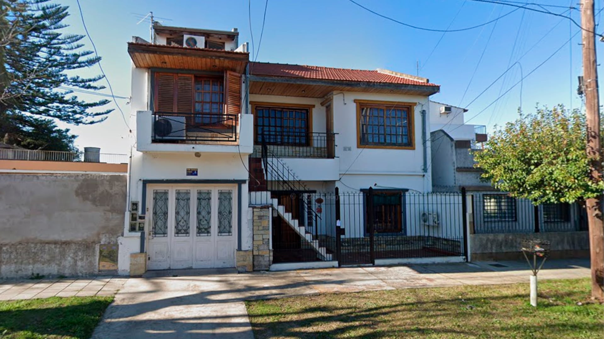 El domicilio donde fue hallada muerta Mariel Del Valle