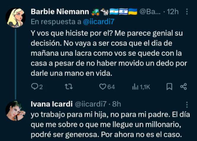 La relación entre Ivana Icardi y Wanda Nara mantiene una historia de desacuerdos públicos, especialmente en fechas significativas como el cumpleaños de la hija de la pareja (X)