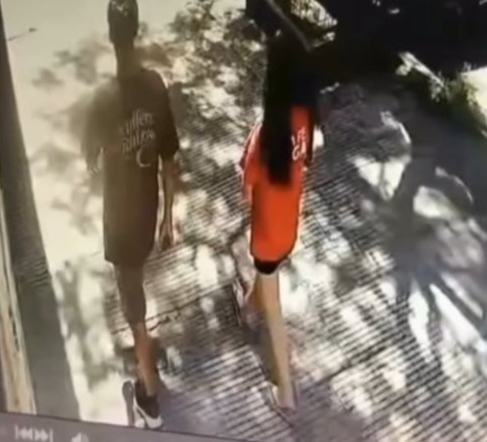 Una de las cámaras que mostraron el camino de Jeremías junto a una de las asesinas