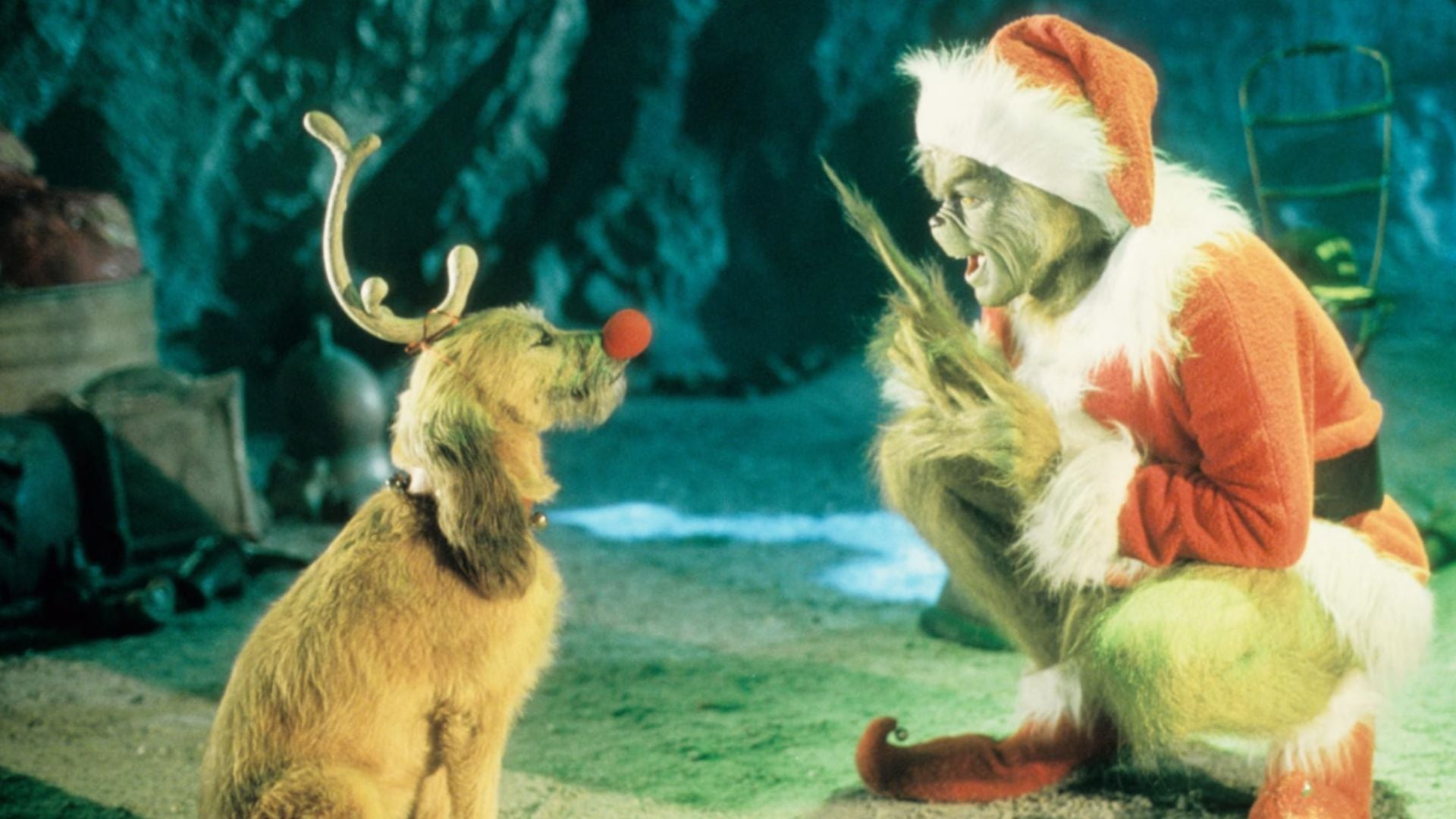 La transformación en El Grinch demandó hasta ocho horas y media de preparación diaria durante la filmación de la película en el año 2000 (foto: IMDb)