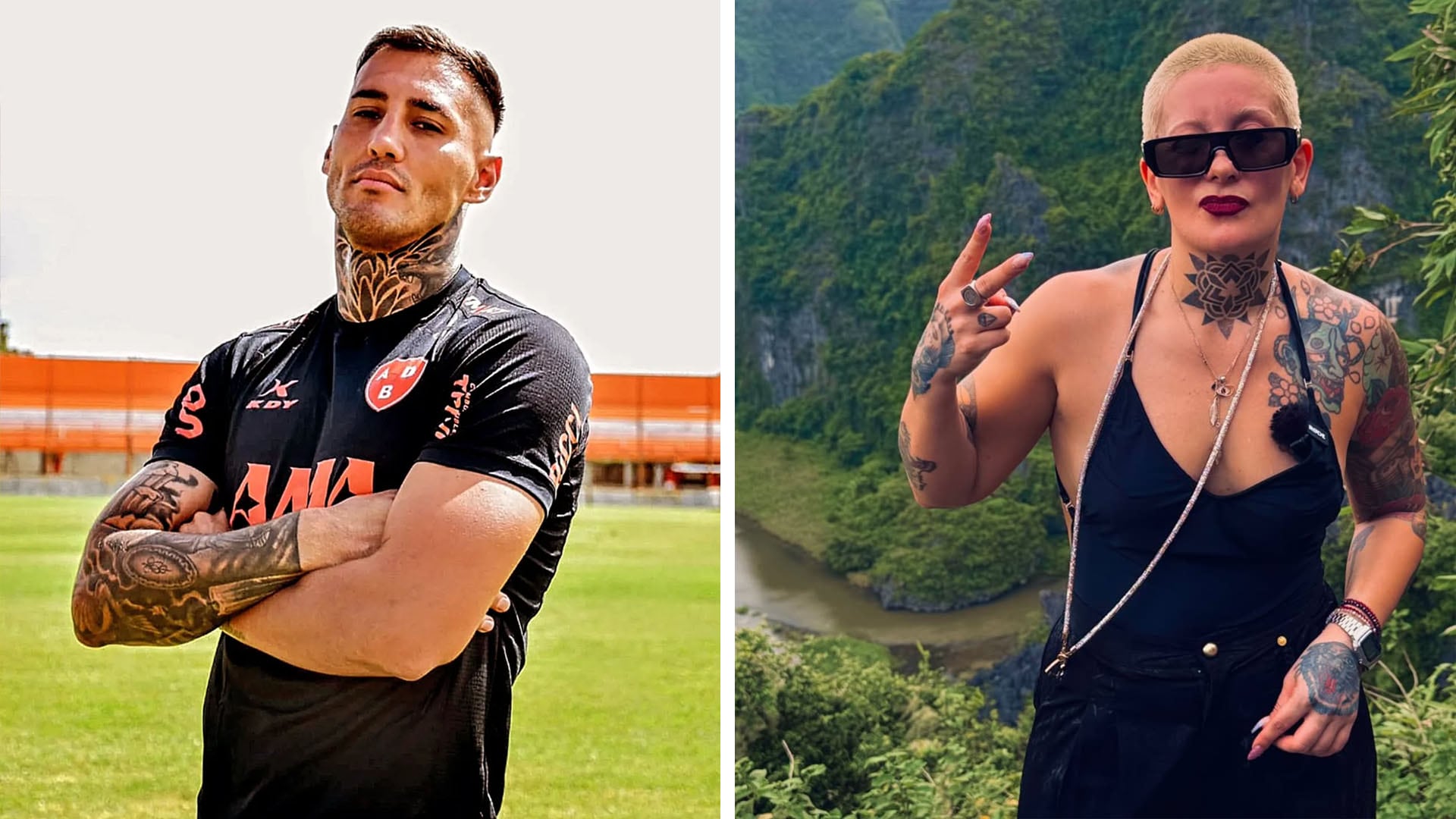 Nicolás Rodriguez arquero de Excursionistas y pareja de Furia