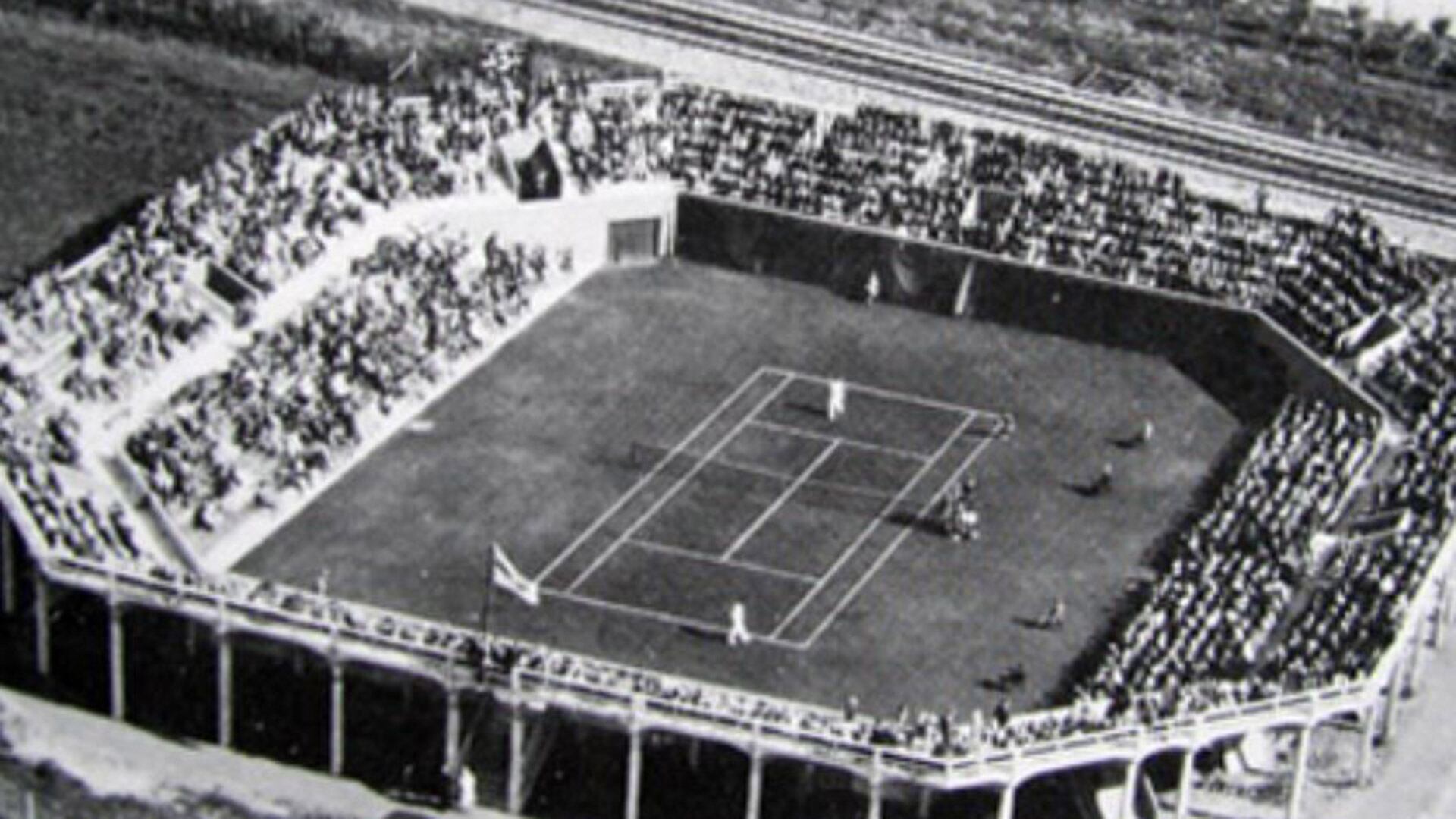 El Buenos Aires Lawn Tennis Club en 1927, durante el Campeonato del Río de la Plata (Fuente: BALTC)